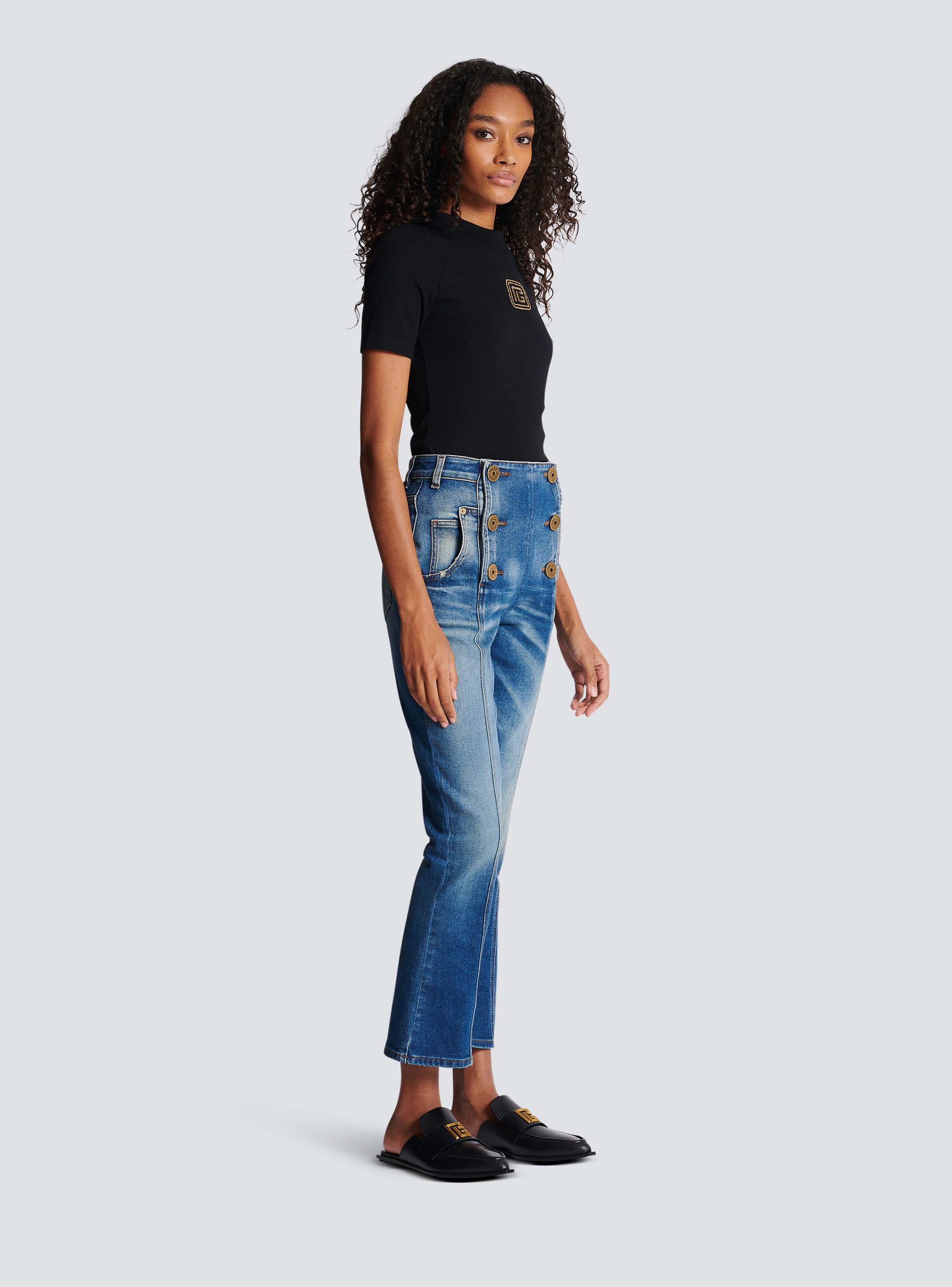Bootcut denim jeans - 3