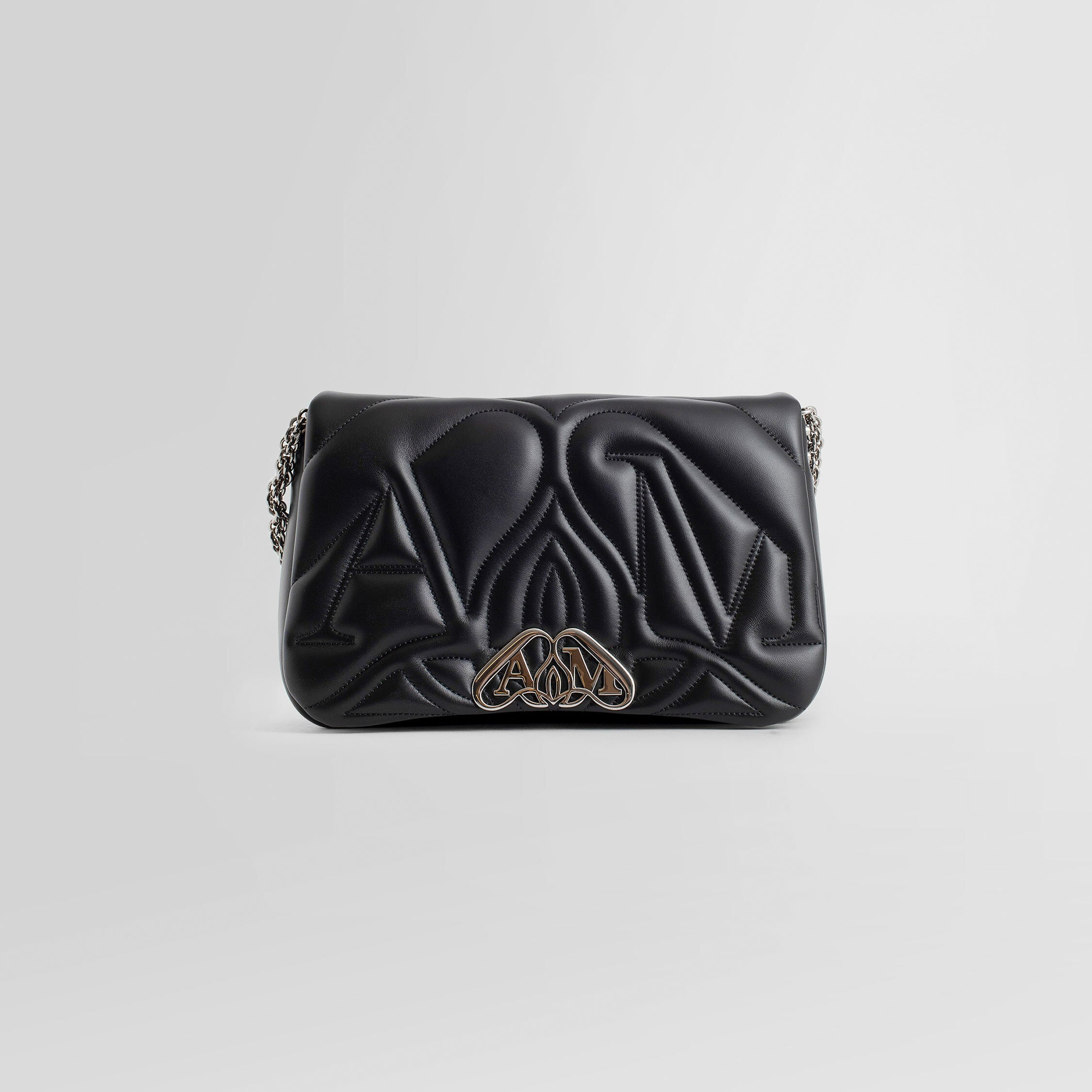 ALEXANDER MCQUEEN WOMAN BLACK SHOULDER BAGS - 5