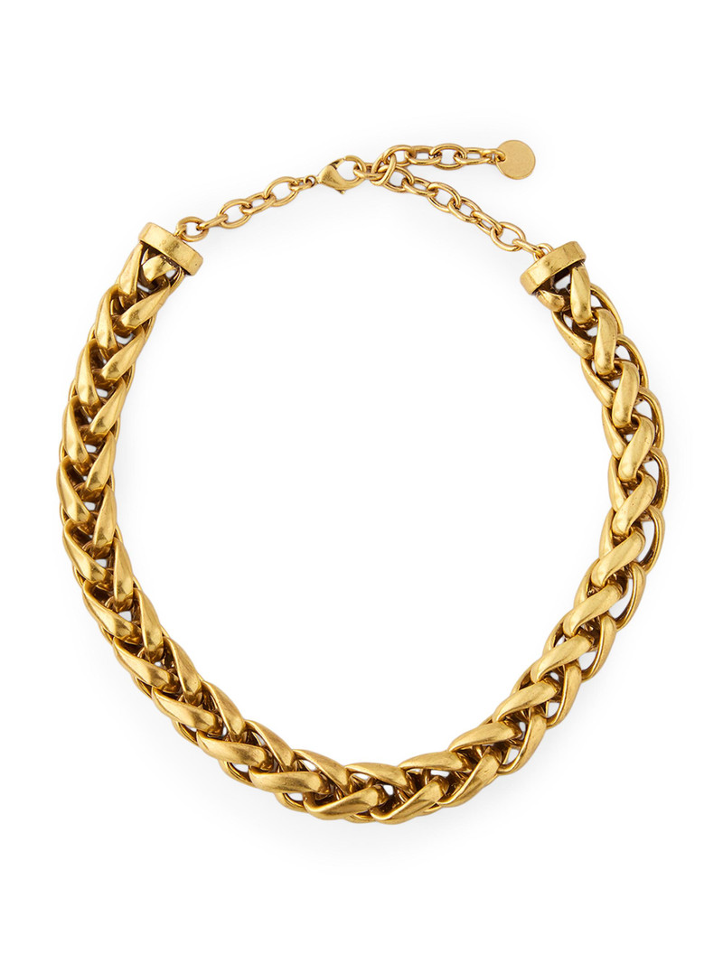 Women's Grano Goldtone Choker - Dark Coral 1