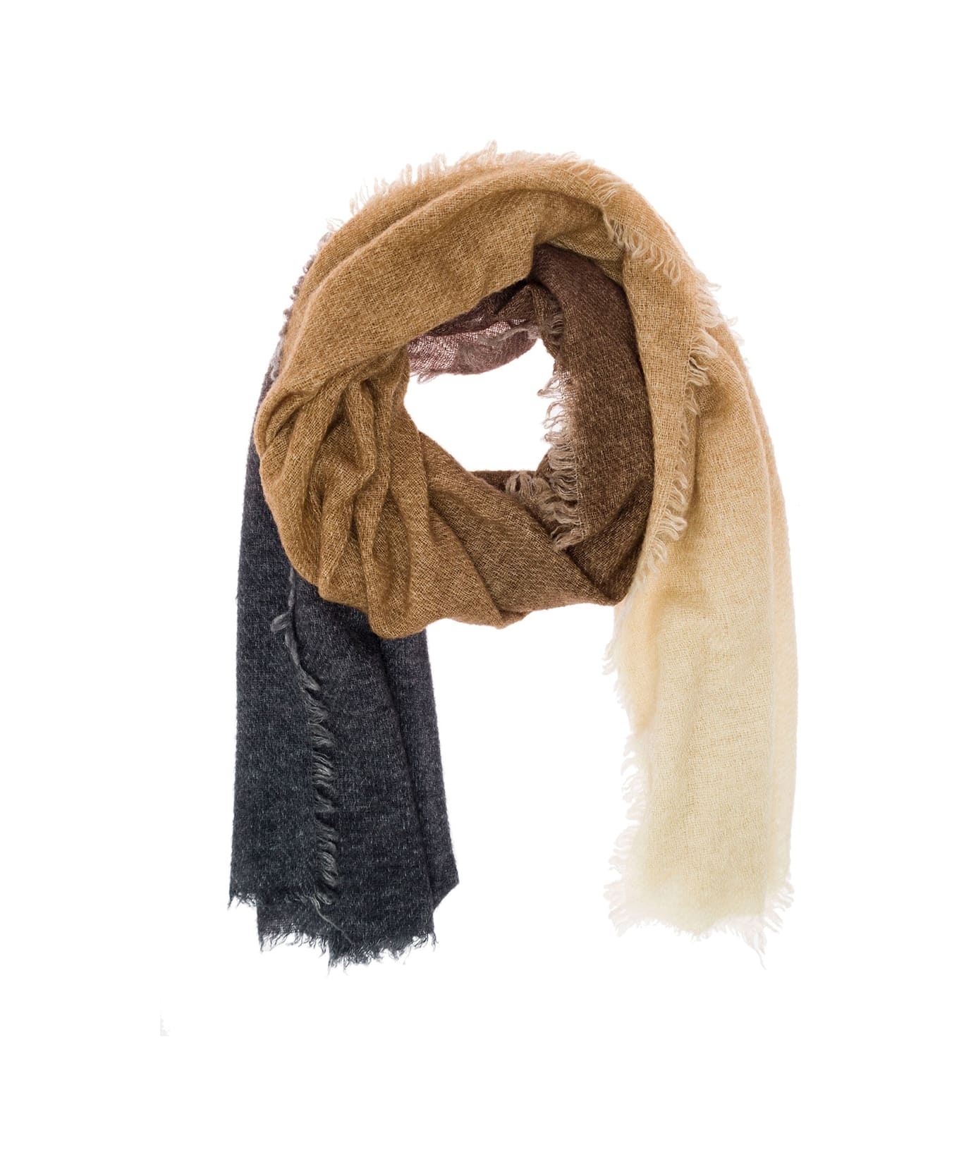 Fariba Cashmere And Wool Scarf  Faliero Sarti Man - 2