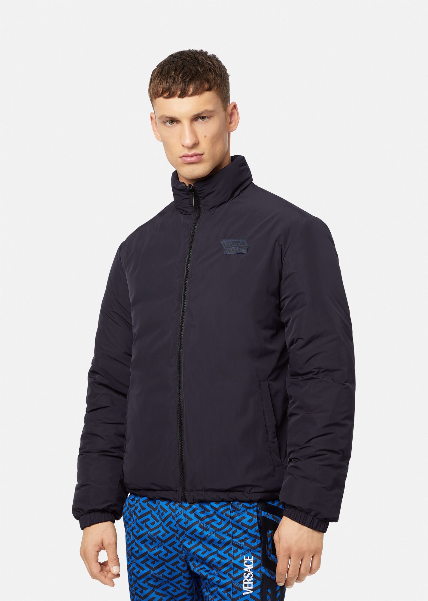 Greca Reversible Puffer Jacket - 5