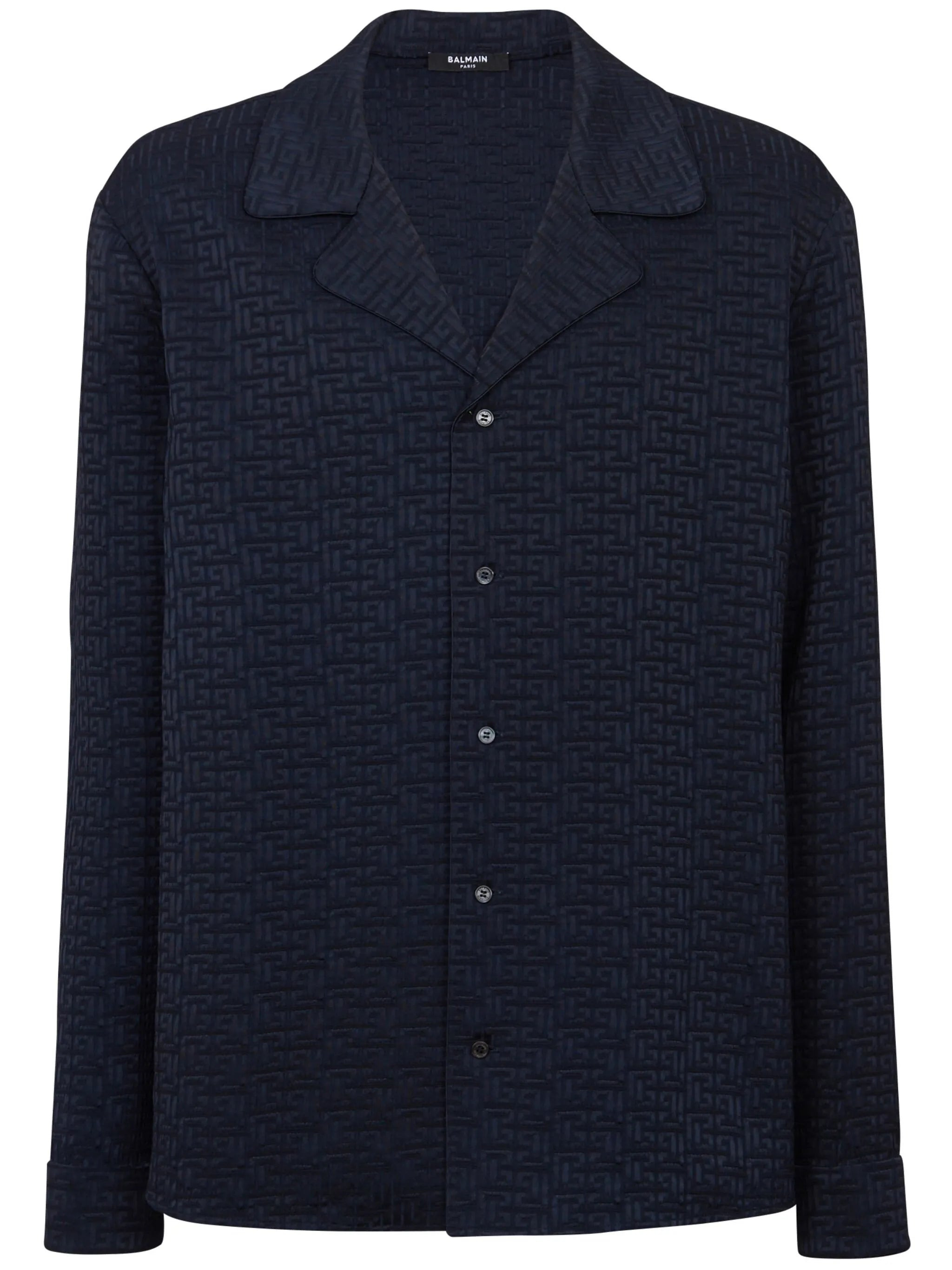 PB Labyrinth-jacquard pyjama shirt - 1
