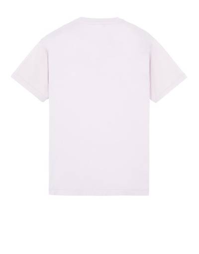 Stone Island 24113 GARMENT-DYED 60/2 COTTON JERSEY  PINK QUARTZ outlook