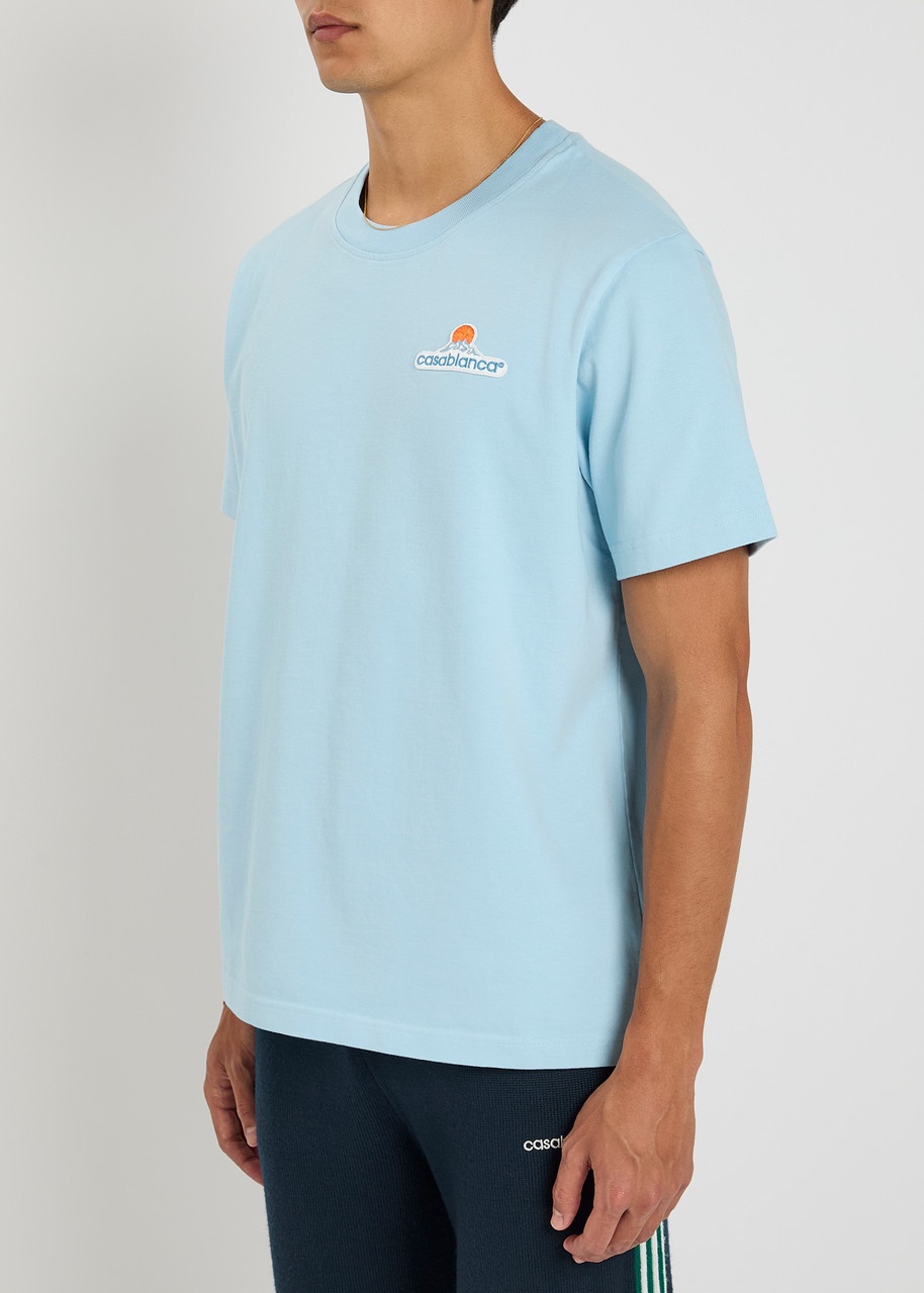 Casablanca Montagne Patch Logo Cotton T-shirt - 2