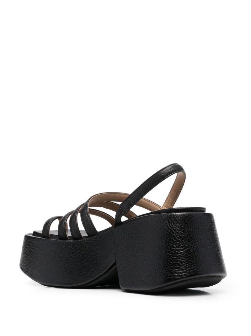 slingback chunky platform sandals - 3