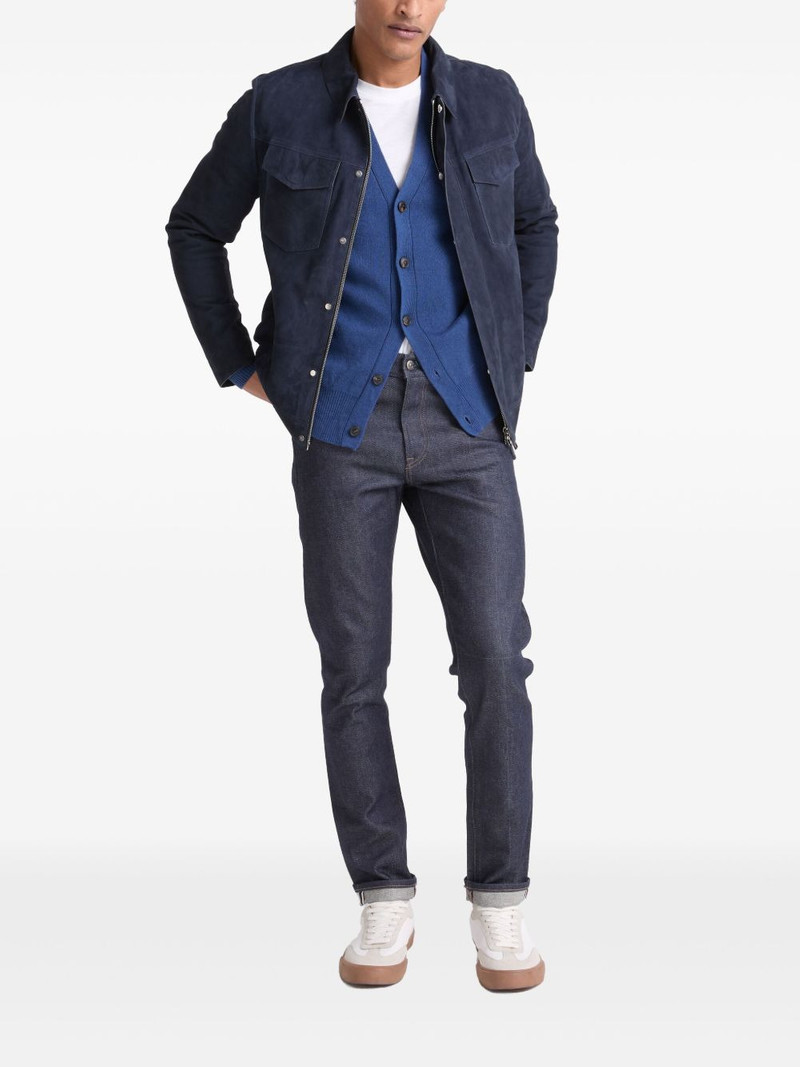 Yves Salomon suede jacket outlook
