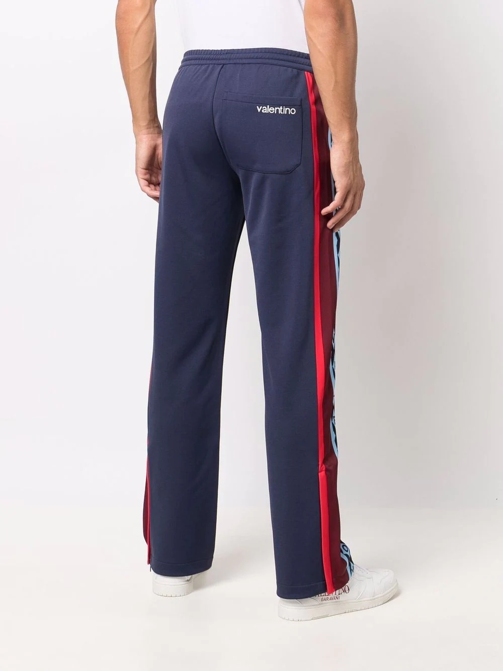 logo-trim track pants - 4