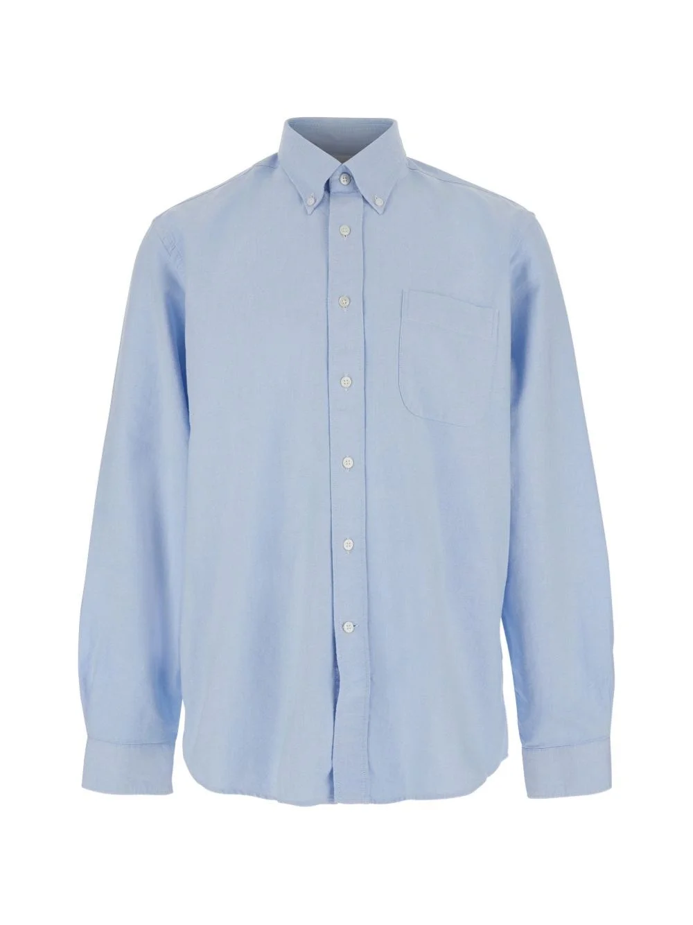 Oxford button-down chest-pocket cotton shirt - 1