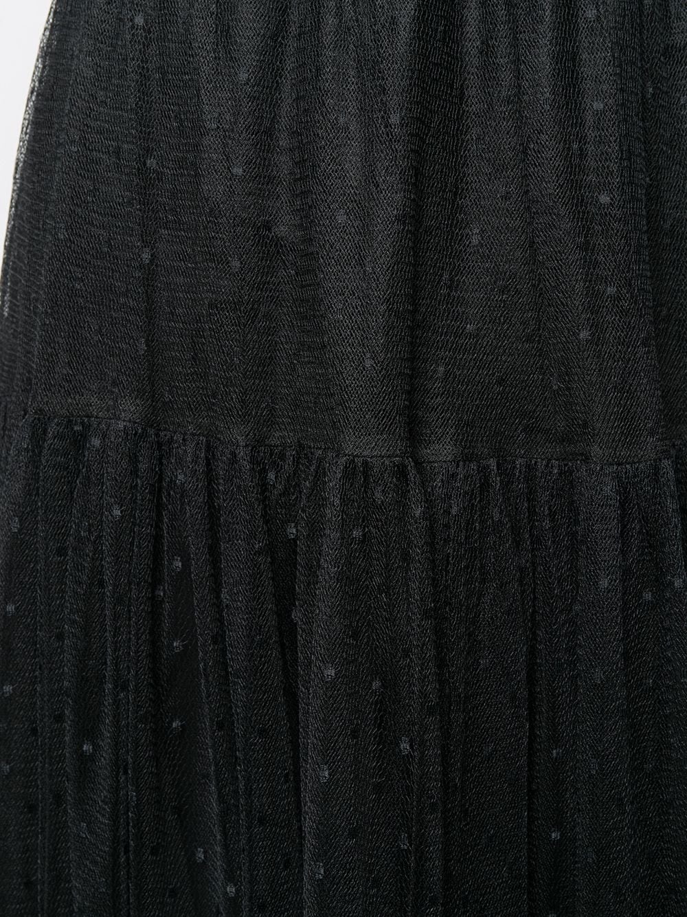 point d'esprit pleated skirt - 5