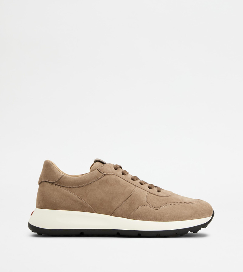 SNEAKERS IN SUEDE - 베이지 1