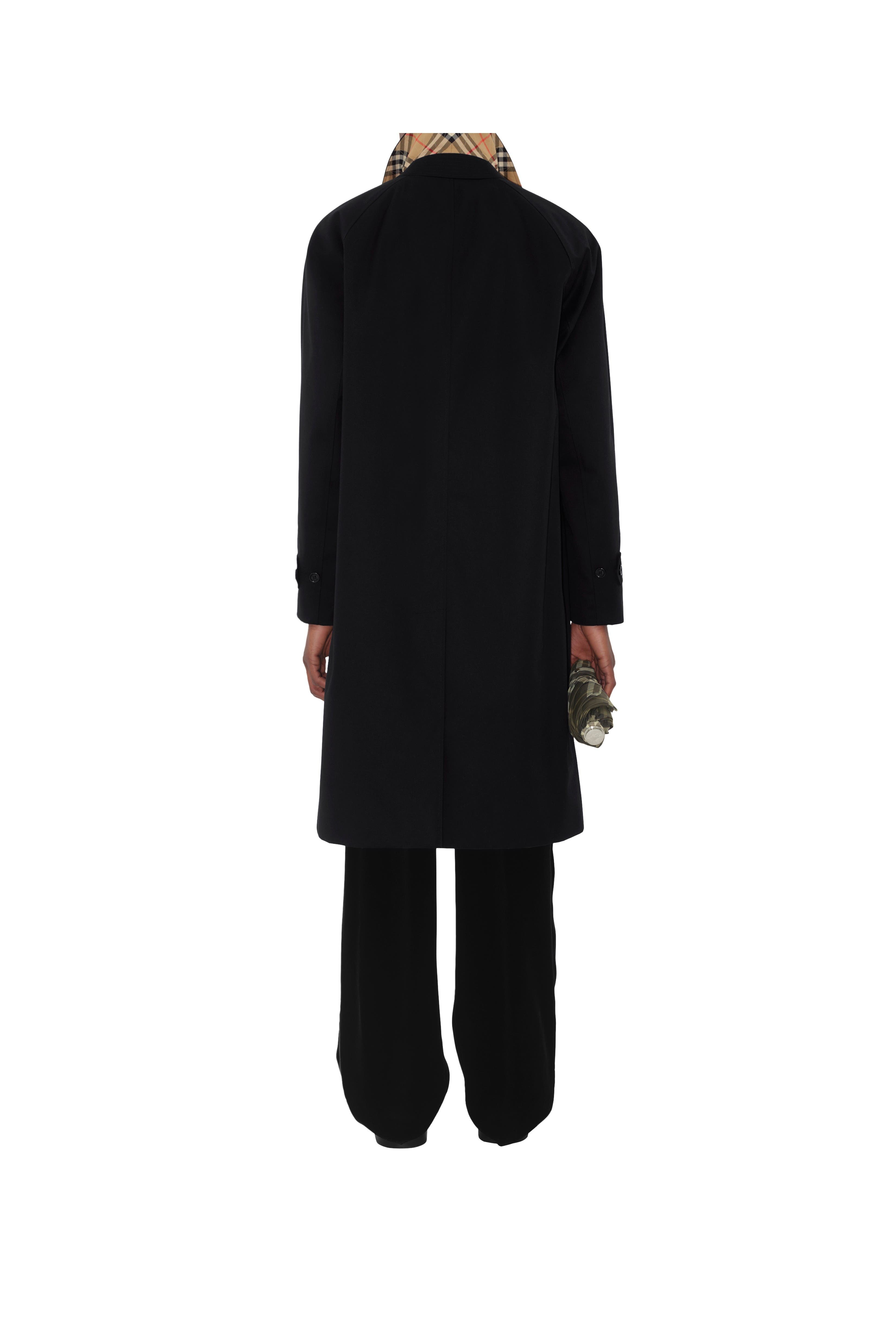 burberry Long Camden Heritage Car Coat in Black at Nordstrom - 4