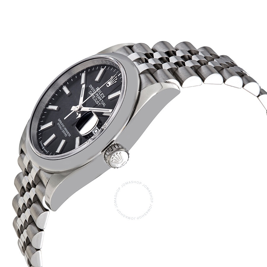 Rolex Datejust 36 Automatic Black Dial Men's Jubilee Watch 126200BKSJ - 2