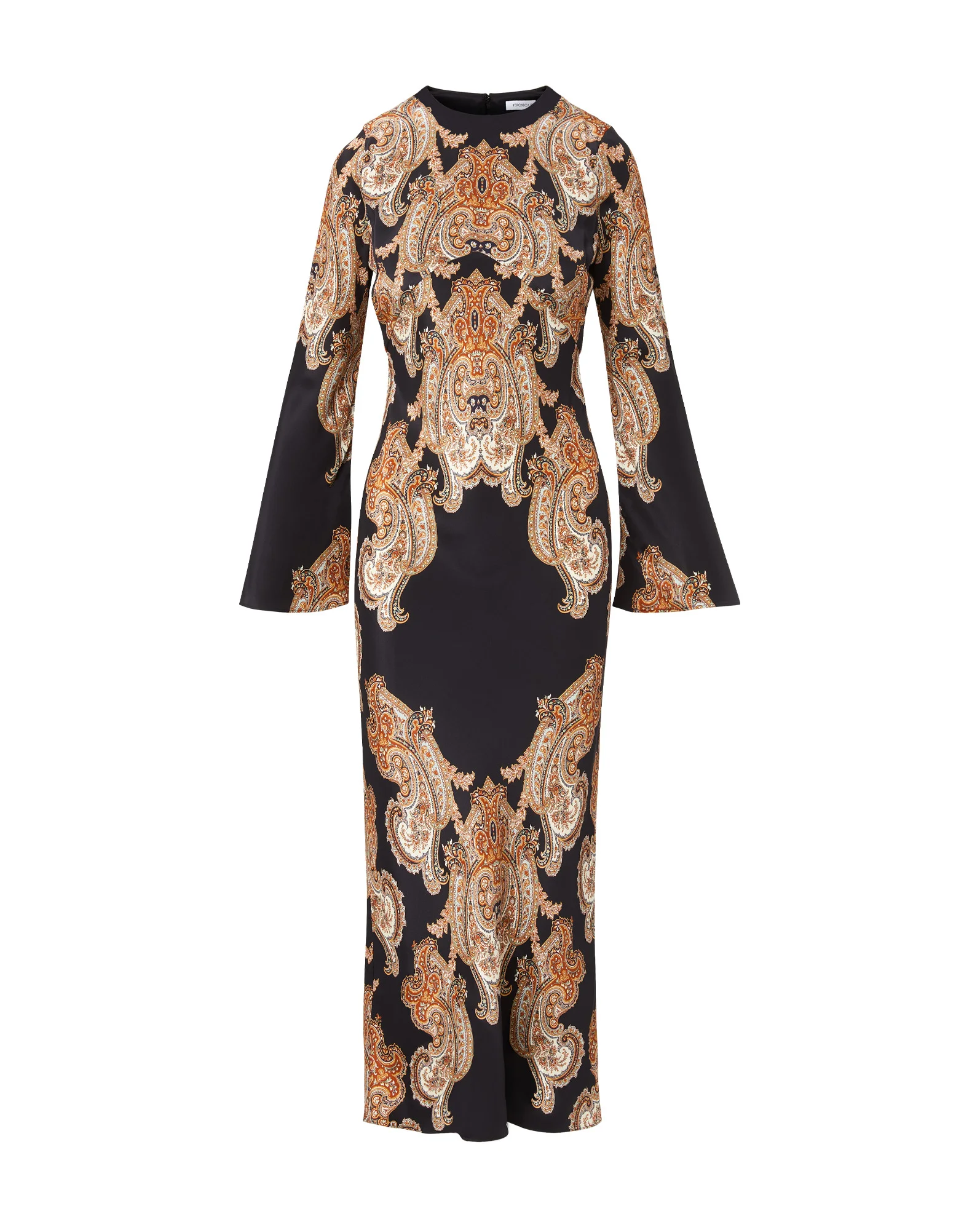 LUPITA PAISLEY MIDI DRESS - 1