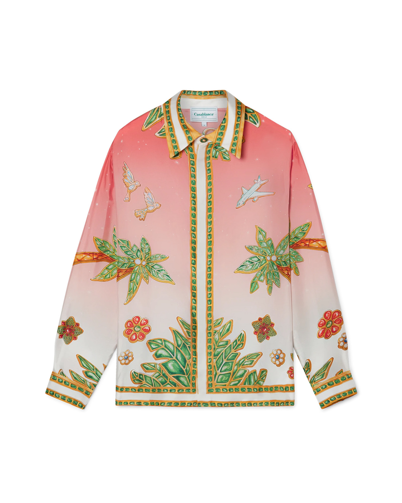 Lagos Tennis Club Silk Shirt | Casablanca Paris - 1