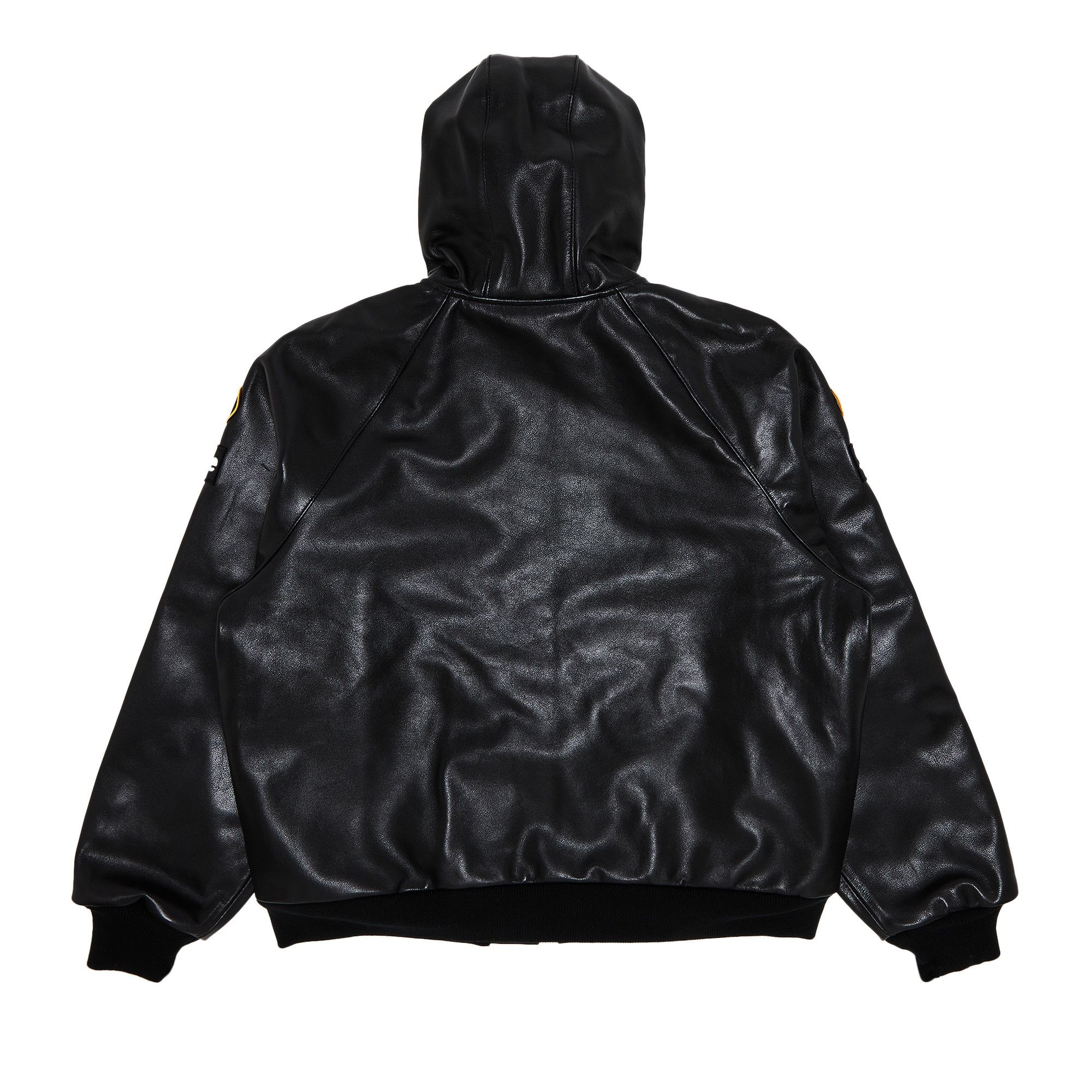 Supreme x Vanson Leather Hooded Work Jacket 'Black' - 2