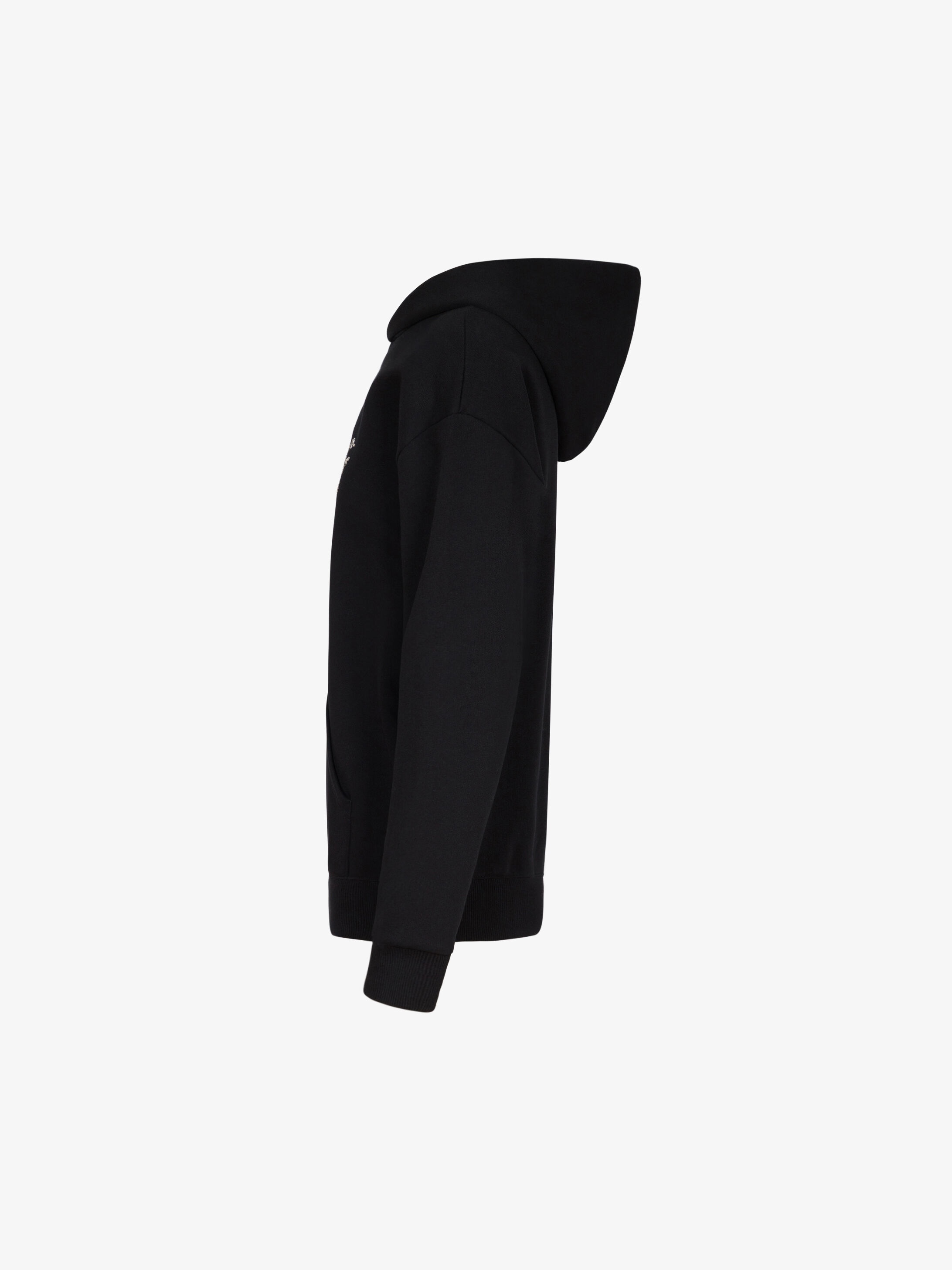 GIVENCHY crystals embroidered hoodie - 2