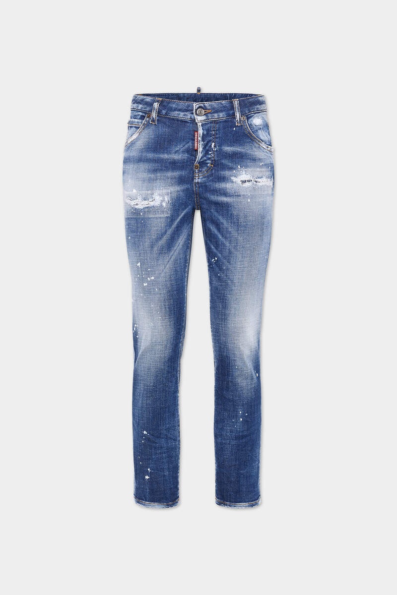 ★Dsquared2★Medium Heritage Rammendo Wash Cool Girl Jeans★ DSQUARED2 MEDIUM HERITAGE RAMMENDO WASH COOL GIRL JEANS
