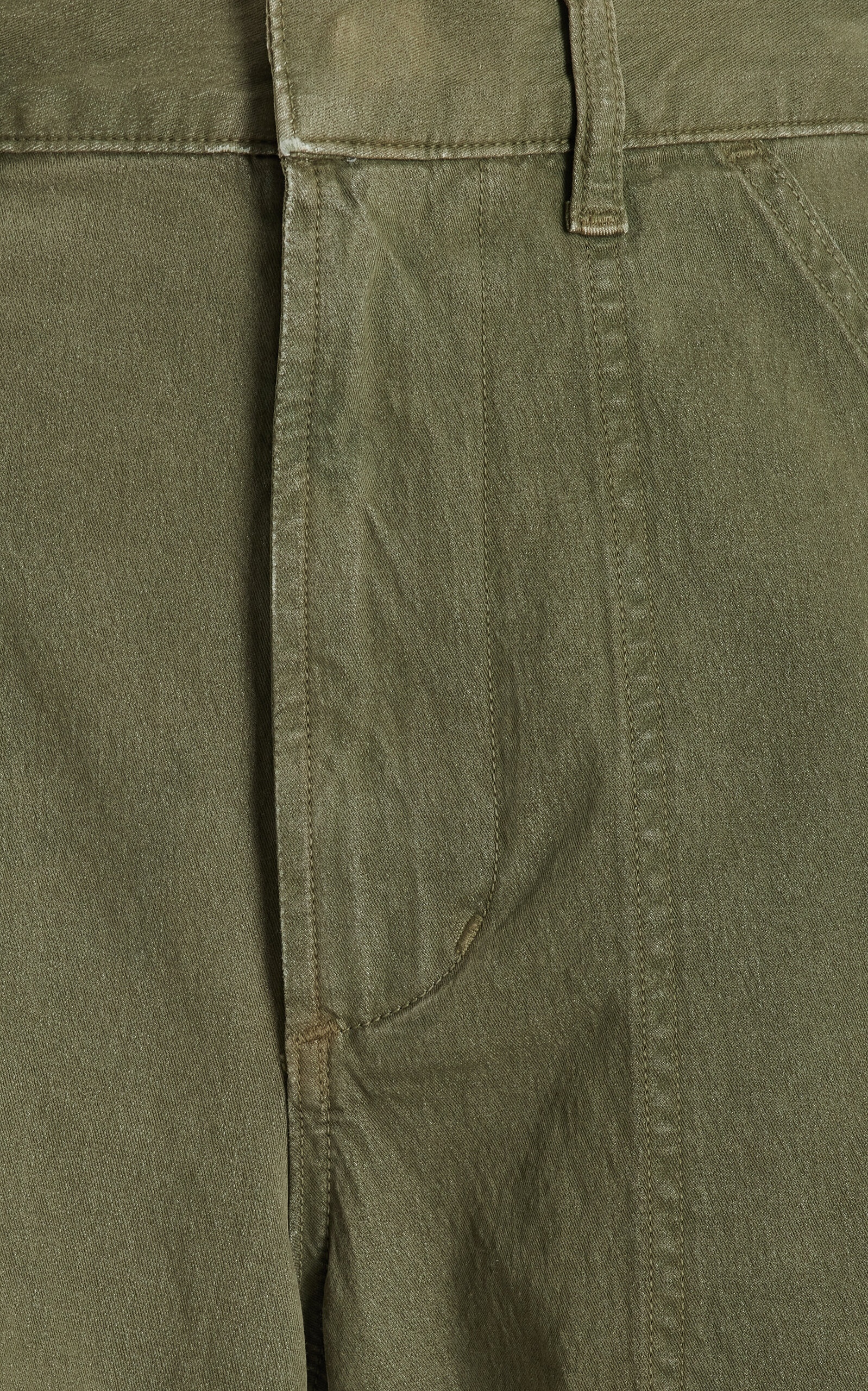 Marcelle Low-Slung Cotton Cargo Pants green - 5