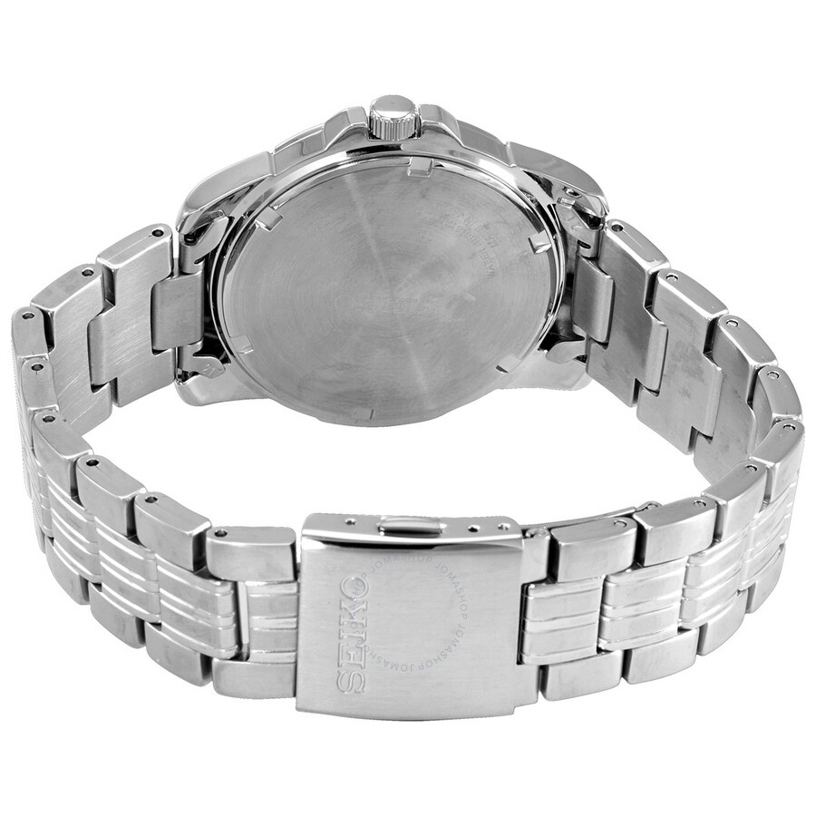 Seiko - Seiko Essentials Quartz Black Dial Men's Watch SUR355 - 3