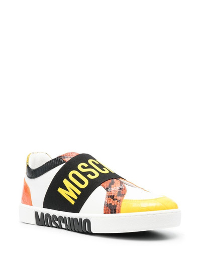 Moschino logo-tape sneakers outlook