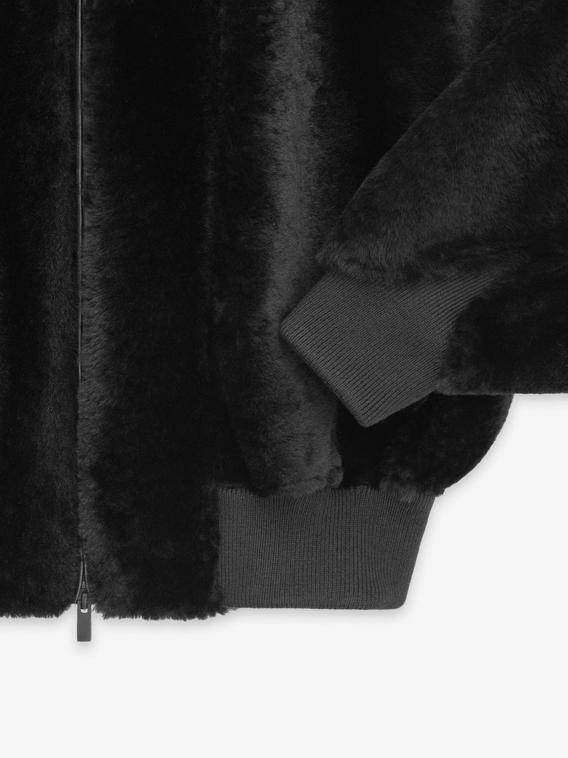 Shearling Hooded Bomber 3