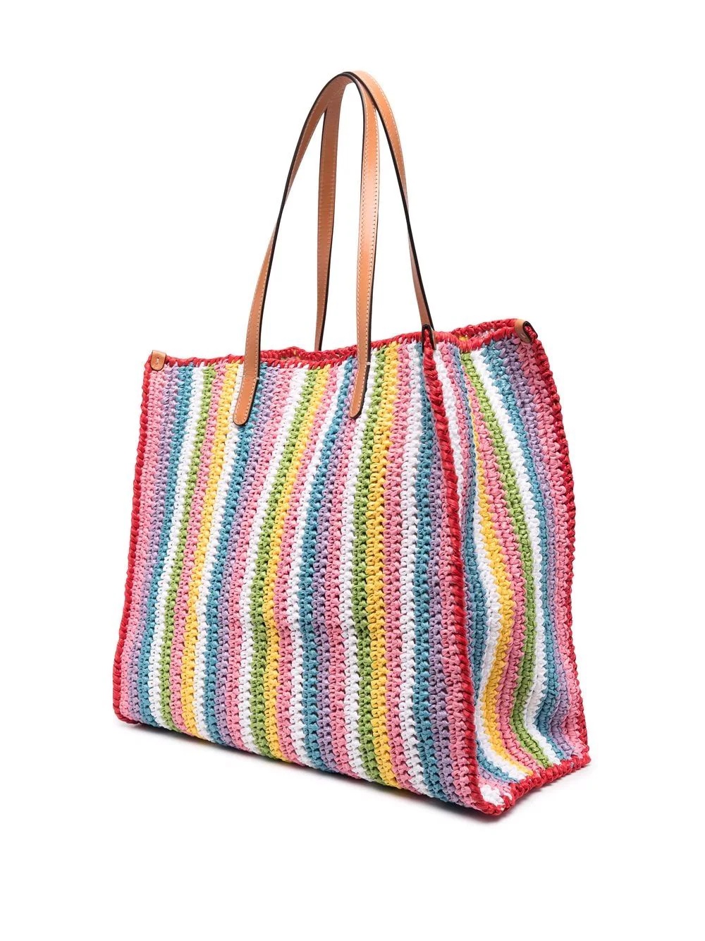 woven stripe tote - 3