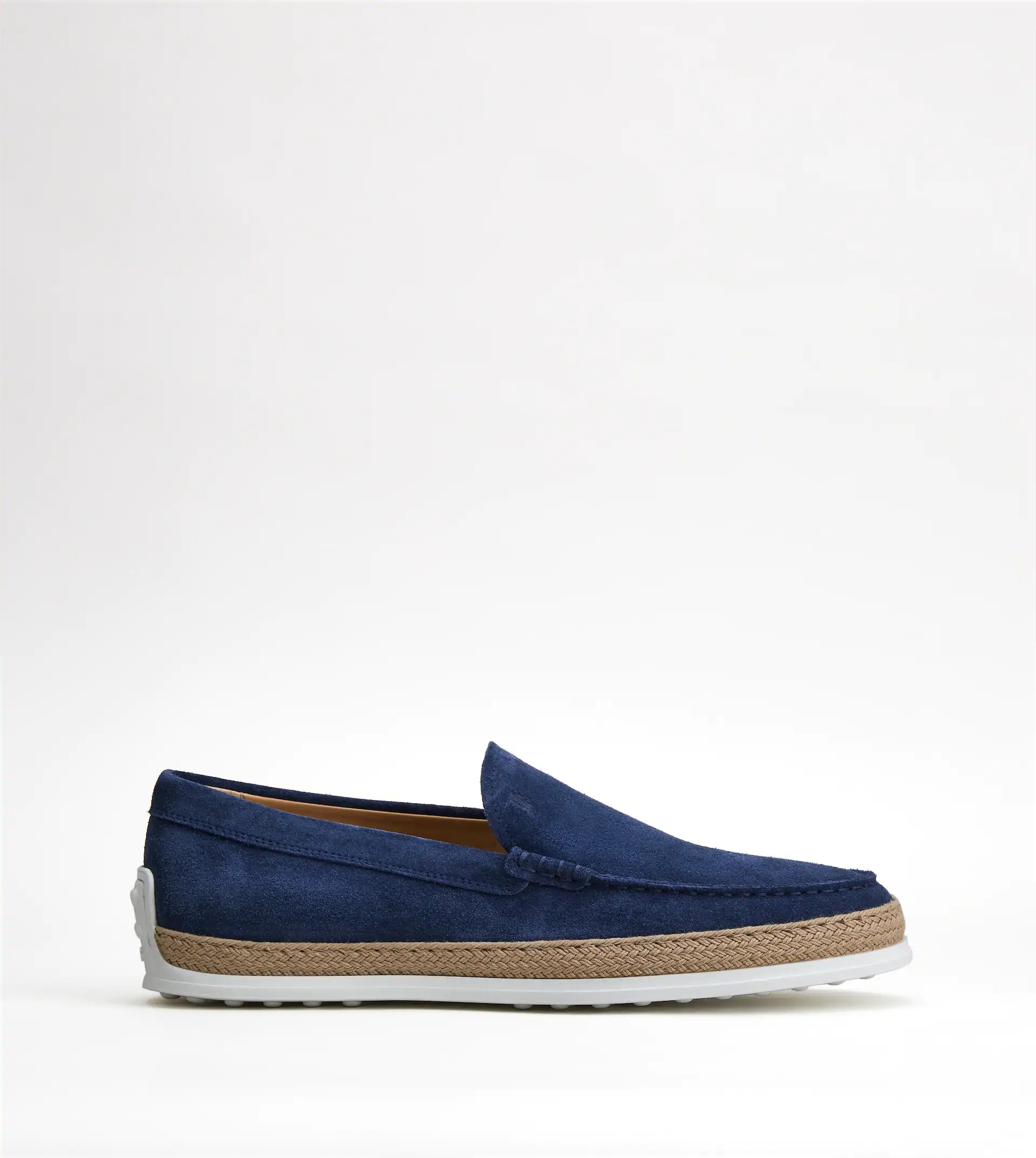 SLIP-ONS IN SUEDE - BLUE - 1