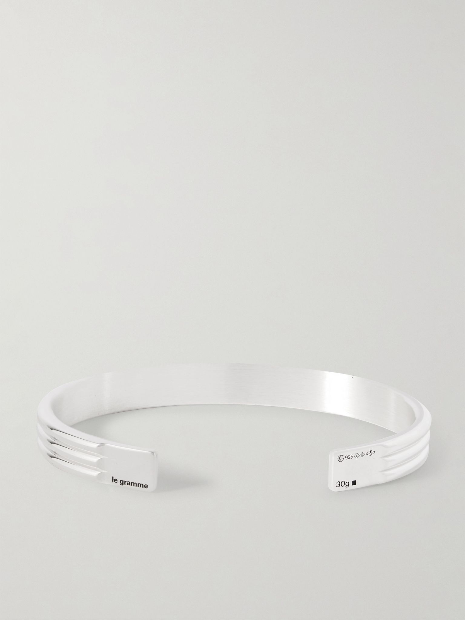 30g Recycled Sterling Silver Cuff Silver - 3
