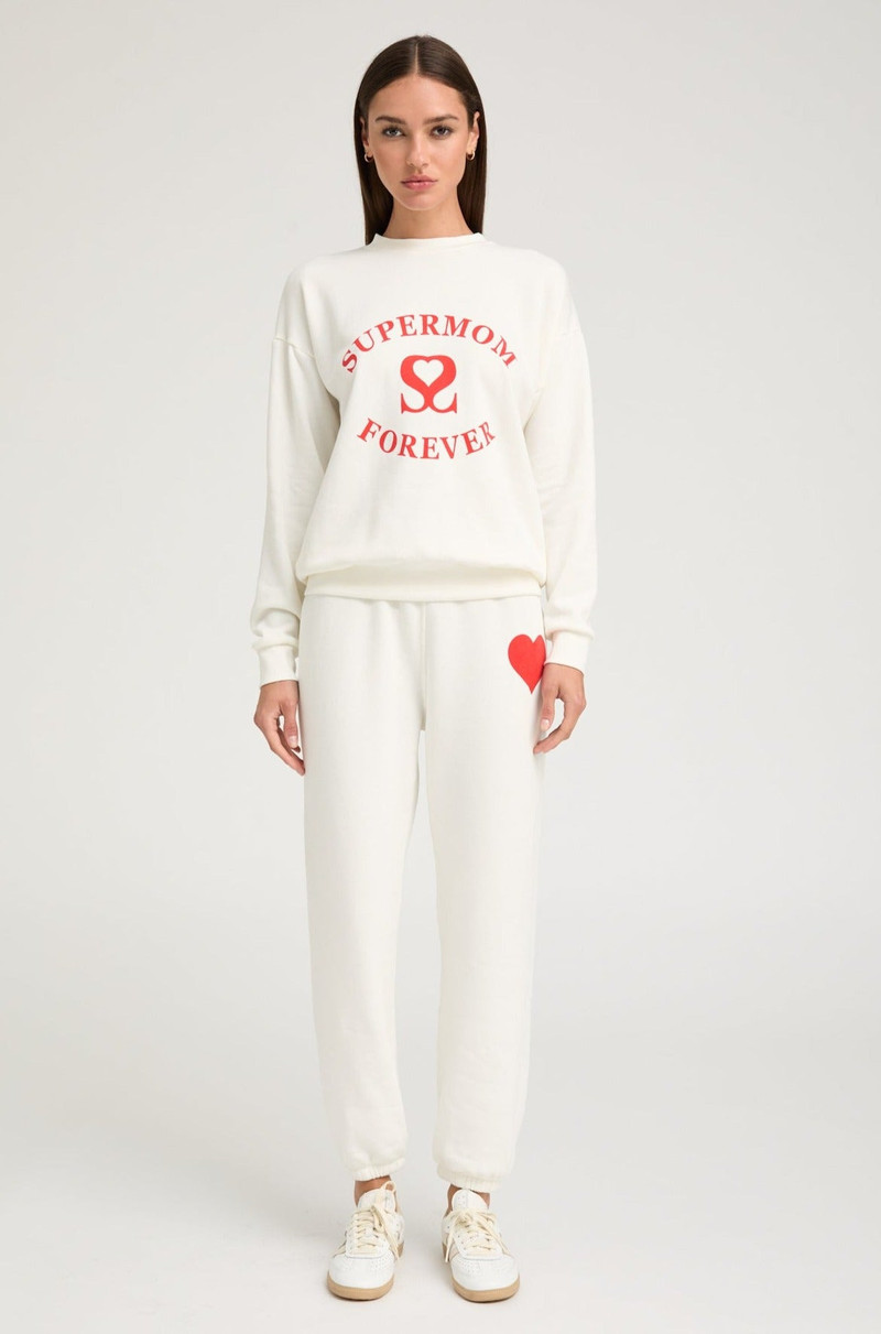 SPRWMN OFF WHITE SUPER MOM SWEATSHIRT outlook