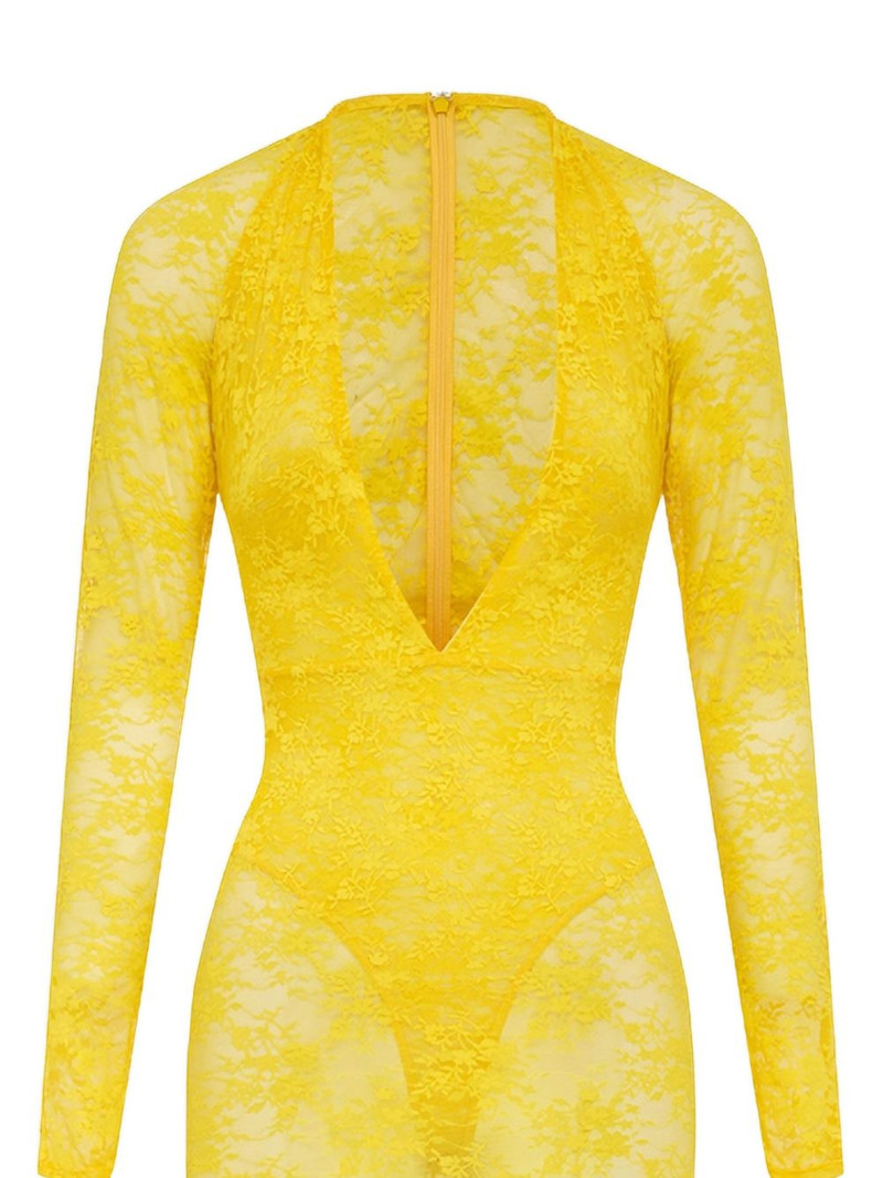 ALEX PERRY lace V-neck maxi dress outlook