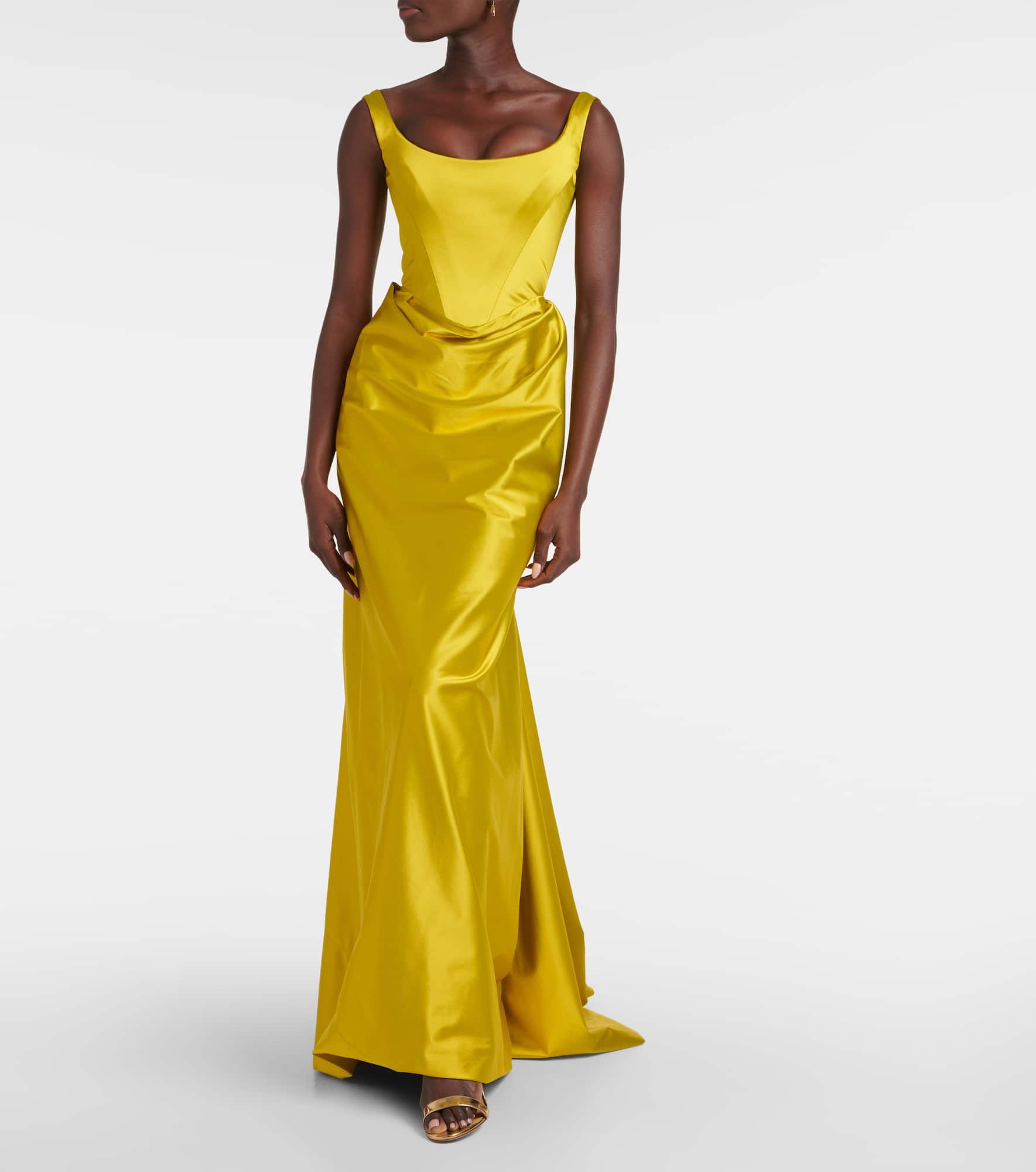 Satin gown - 2
