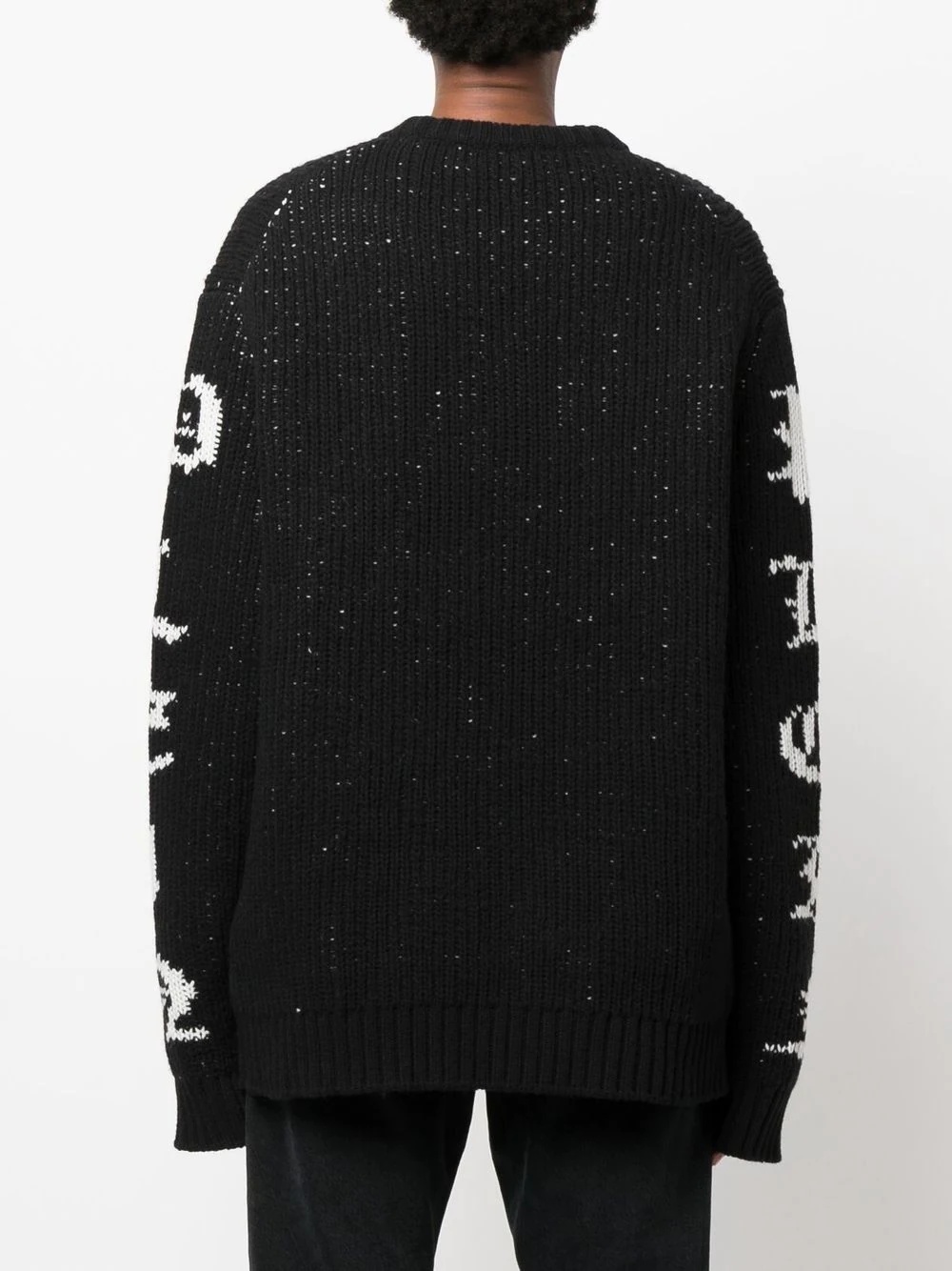 Skull intarsia-knit jumper - 4