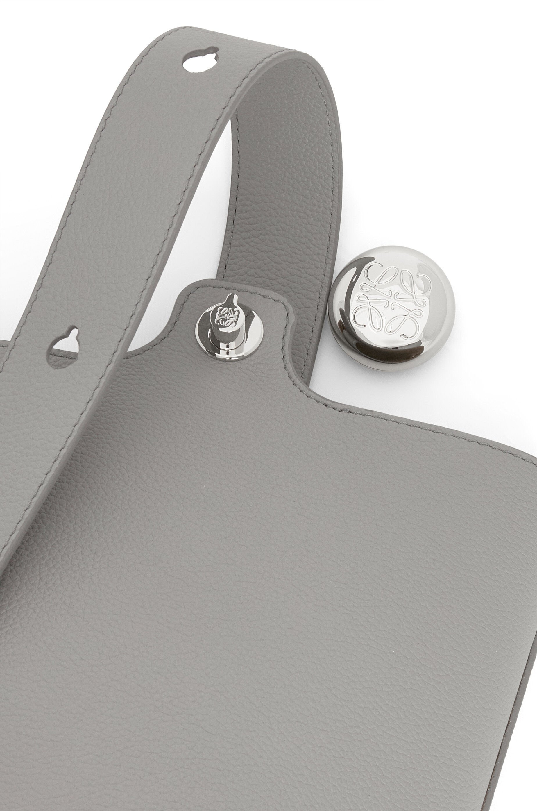 Mini Pebble Bucket bag in soft grained calfskin - 6