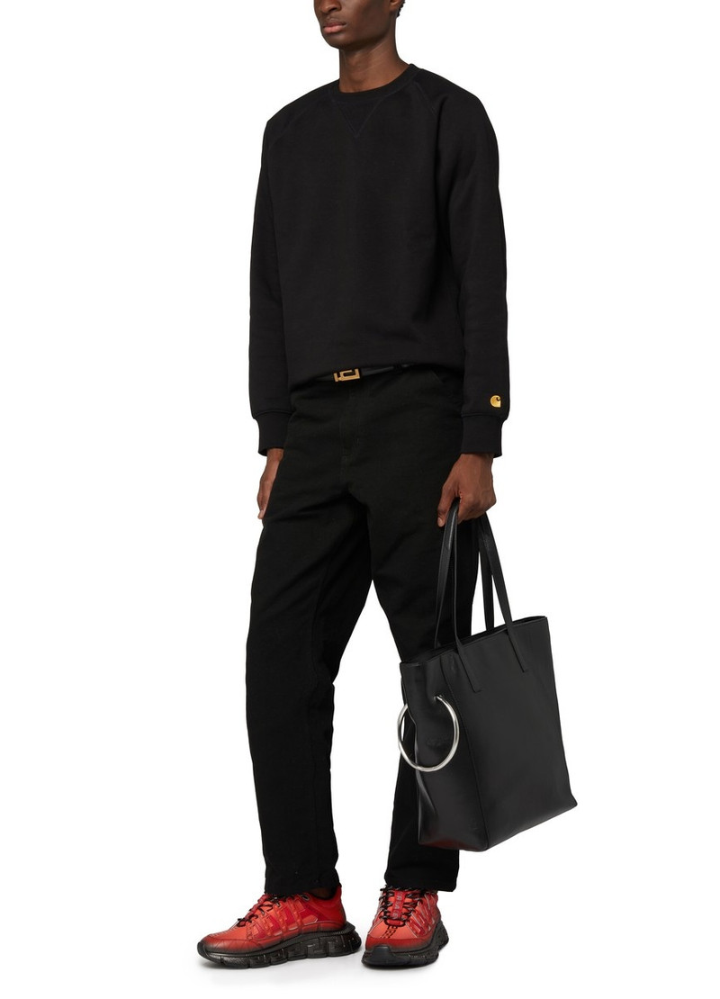 VERSACE Trigreca 가죽 스니커 outlook