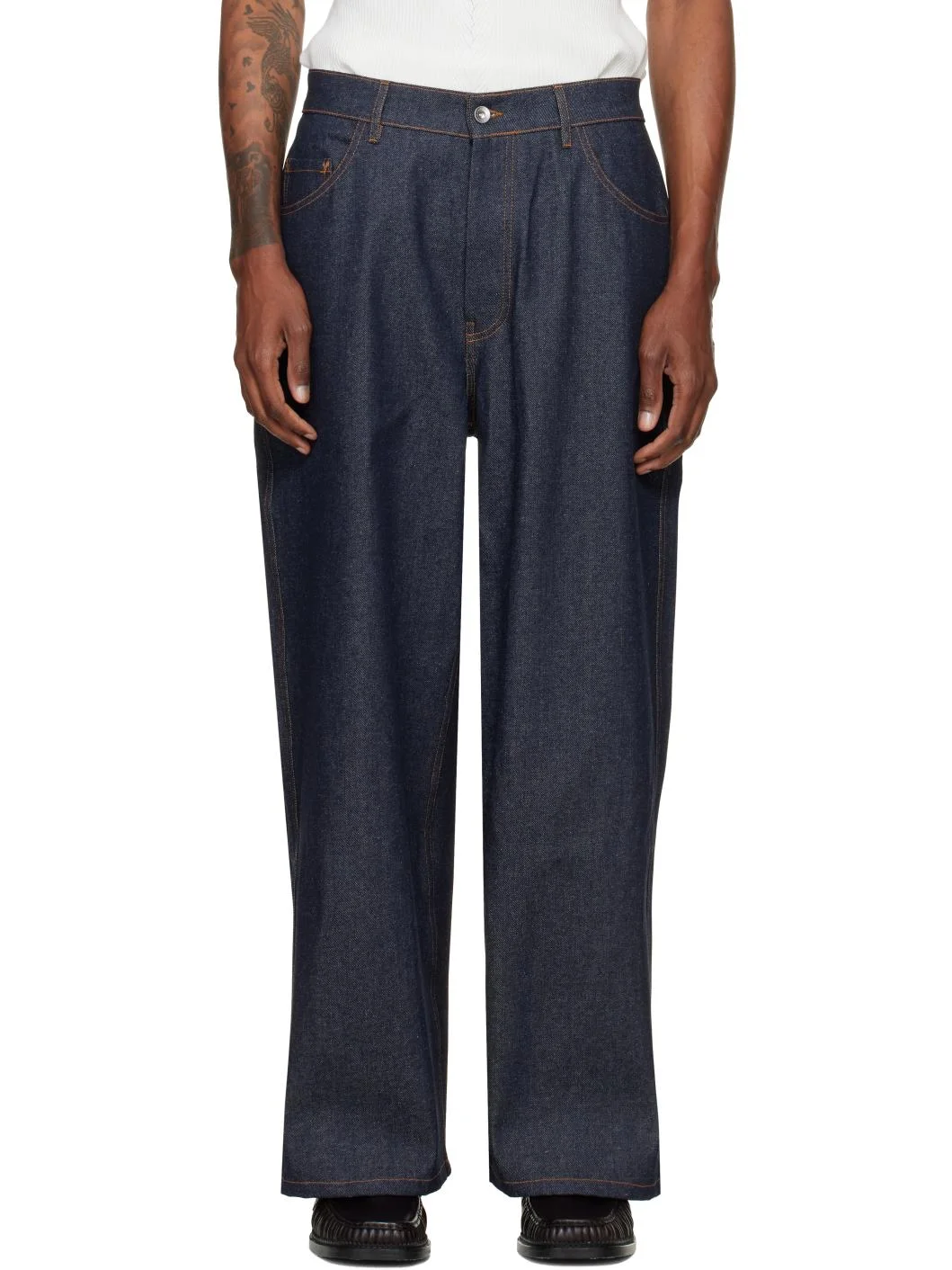 Navy Replacement Jeans - 1