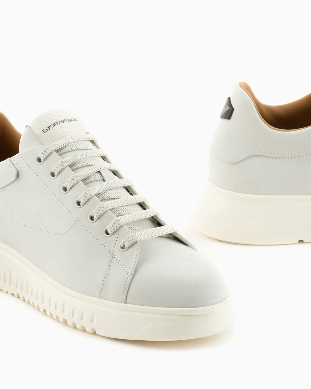 Nubuck sneakers with knurled soles - 5