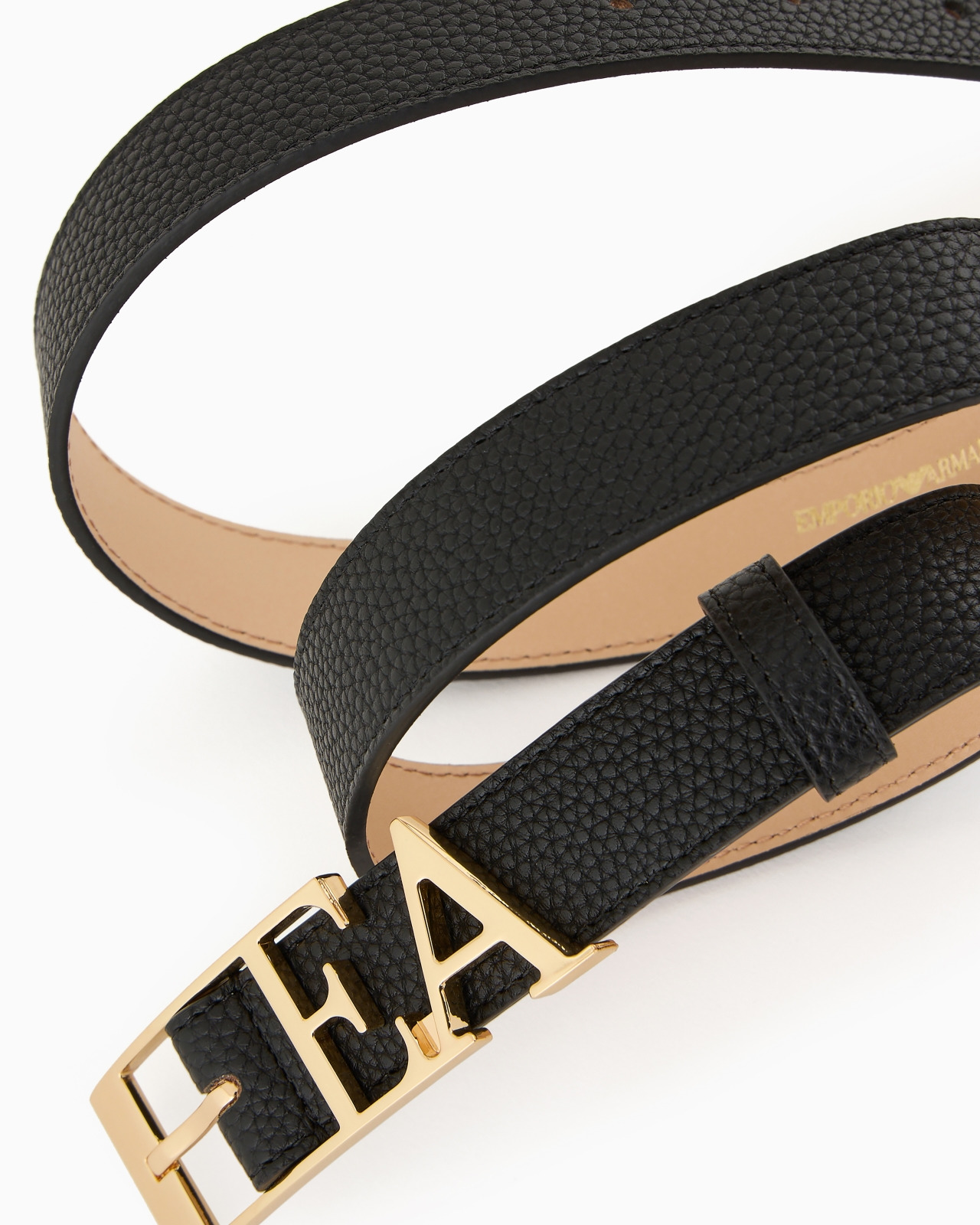 Deer-print belt with shaped EA buckle - 2