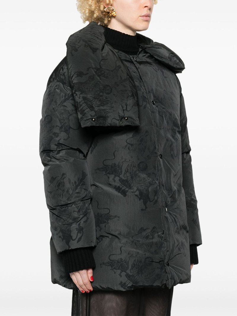 graphic-print coat 3