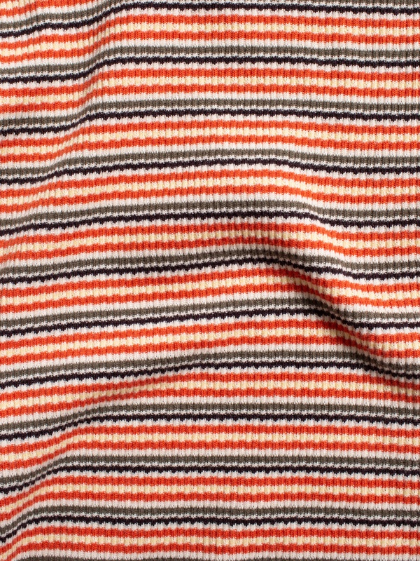 Jessy Striped Rib LS T-Shirt Multi - 6