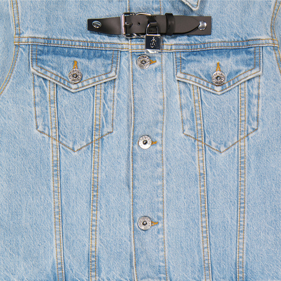 JW Anderson Padlock Strap Trucker Denim Jacket - 7