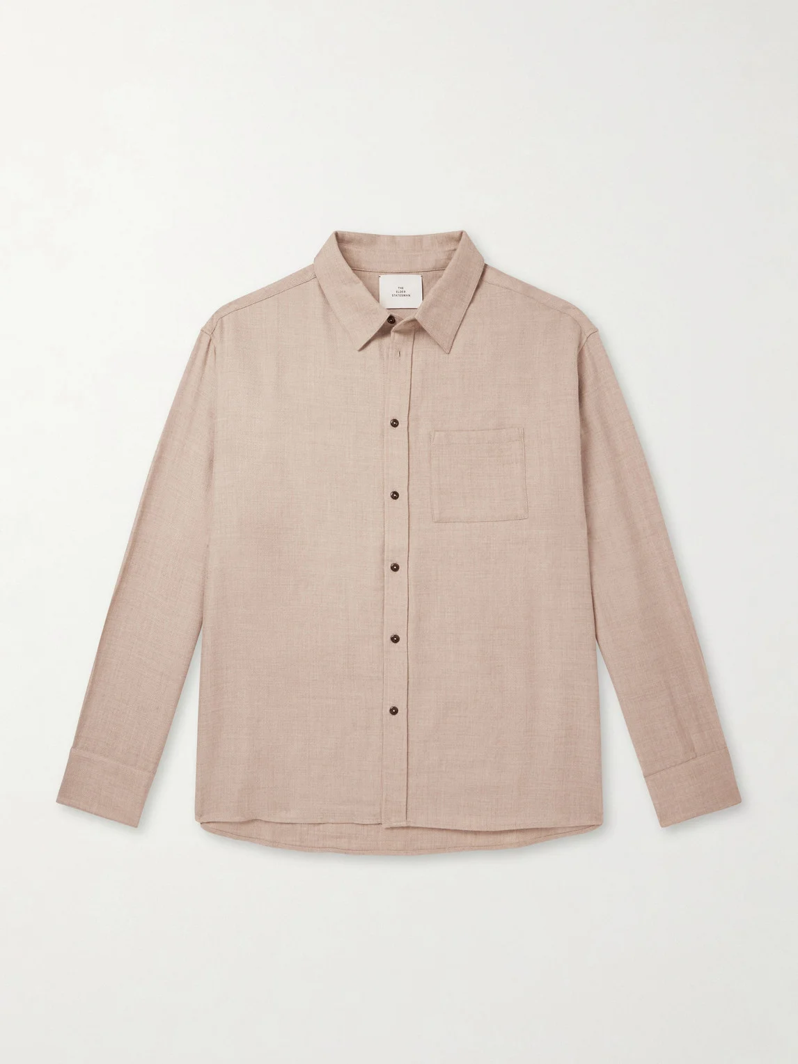 Wool and Cashmere-Blend Shirt - 1