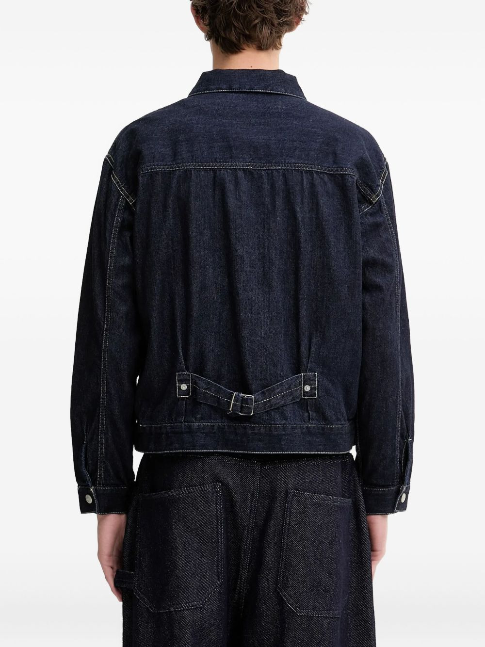 patch-pocket denim jacket - 3