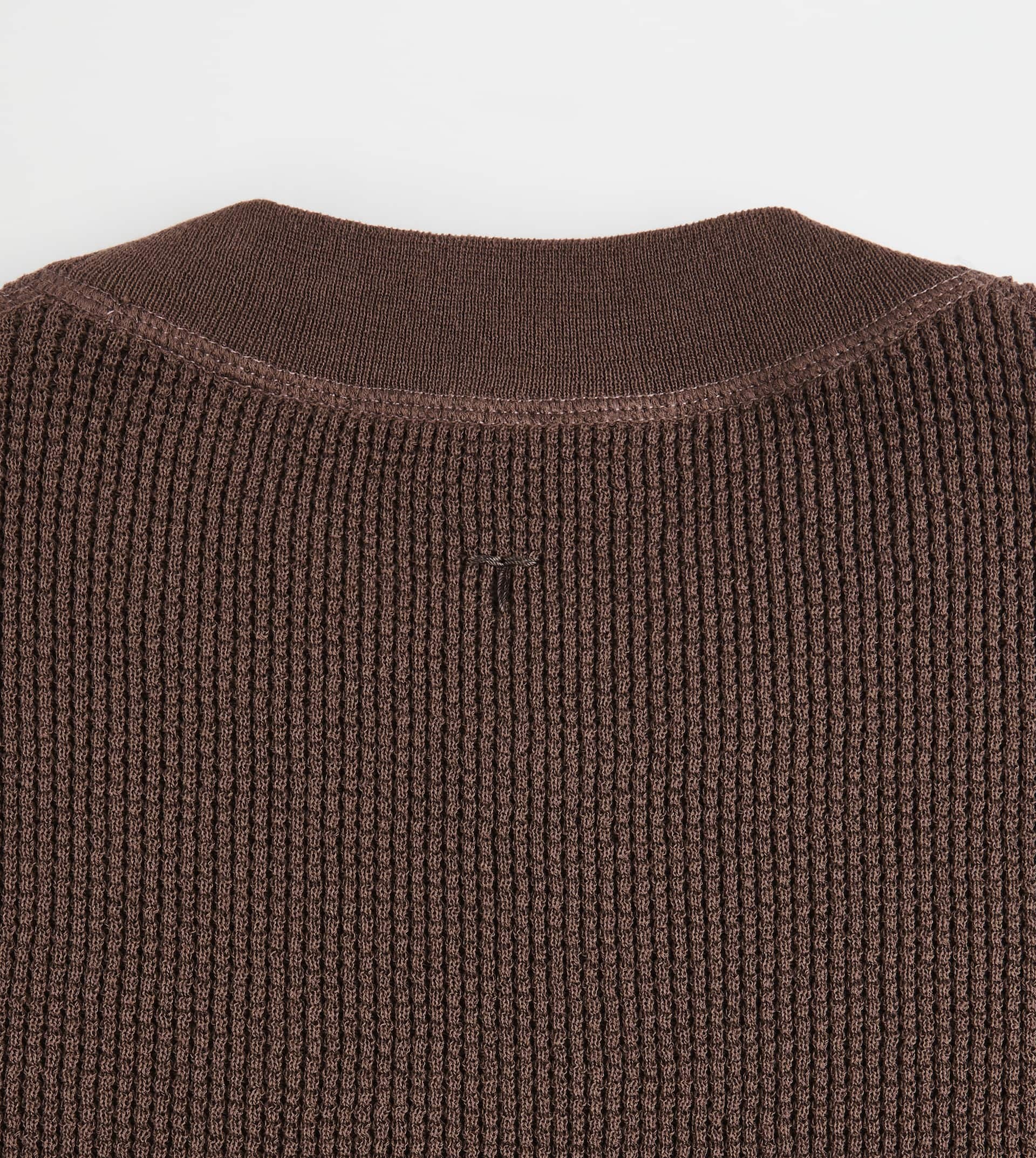 T-SHIRT IN COTTON KNIT - BROWN - 8