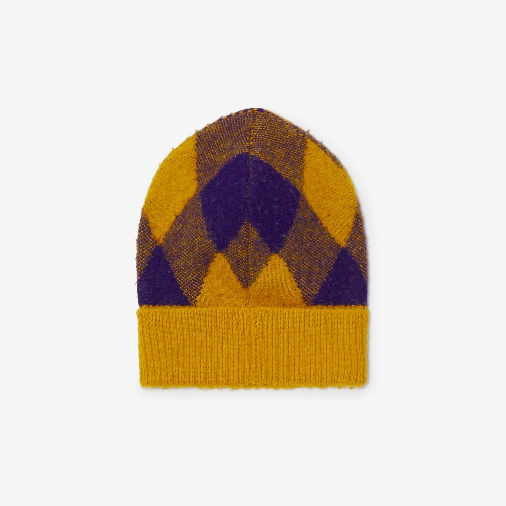 Argyle Wool Beanie - 2