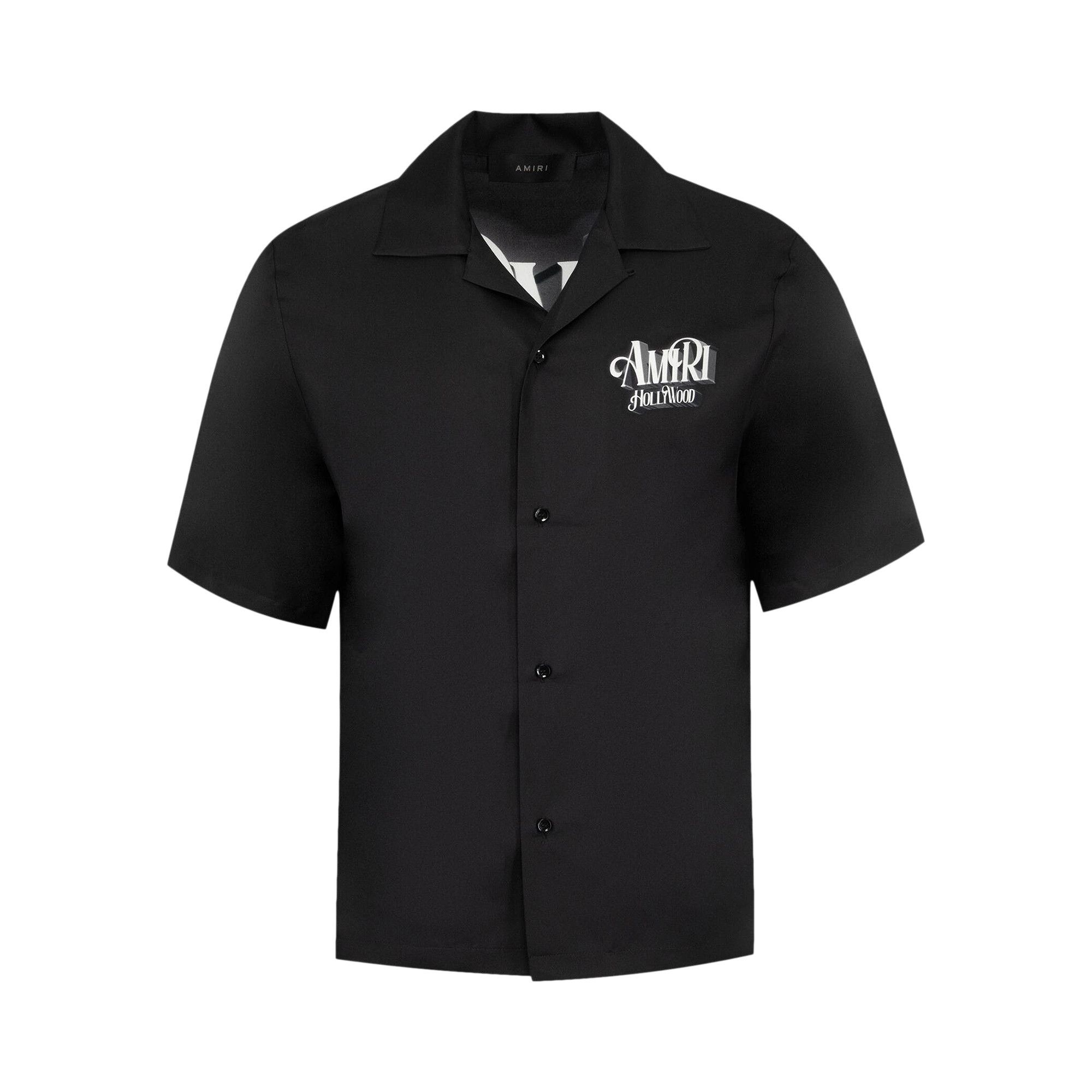 Amiri Credits Bowling Shirt 'Black' - 1