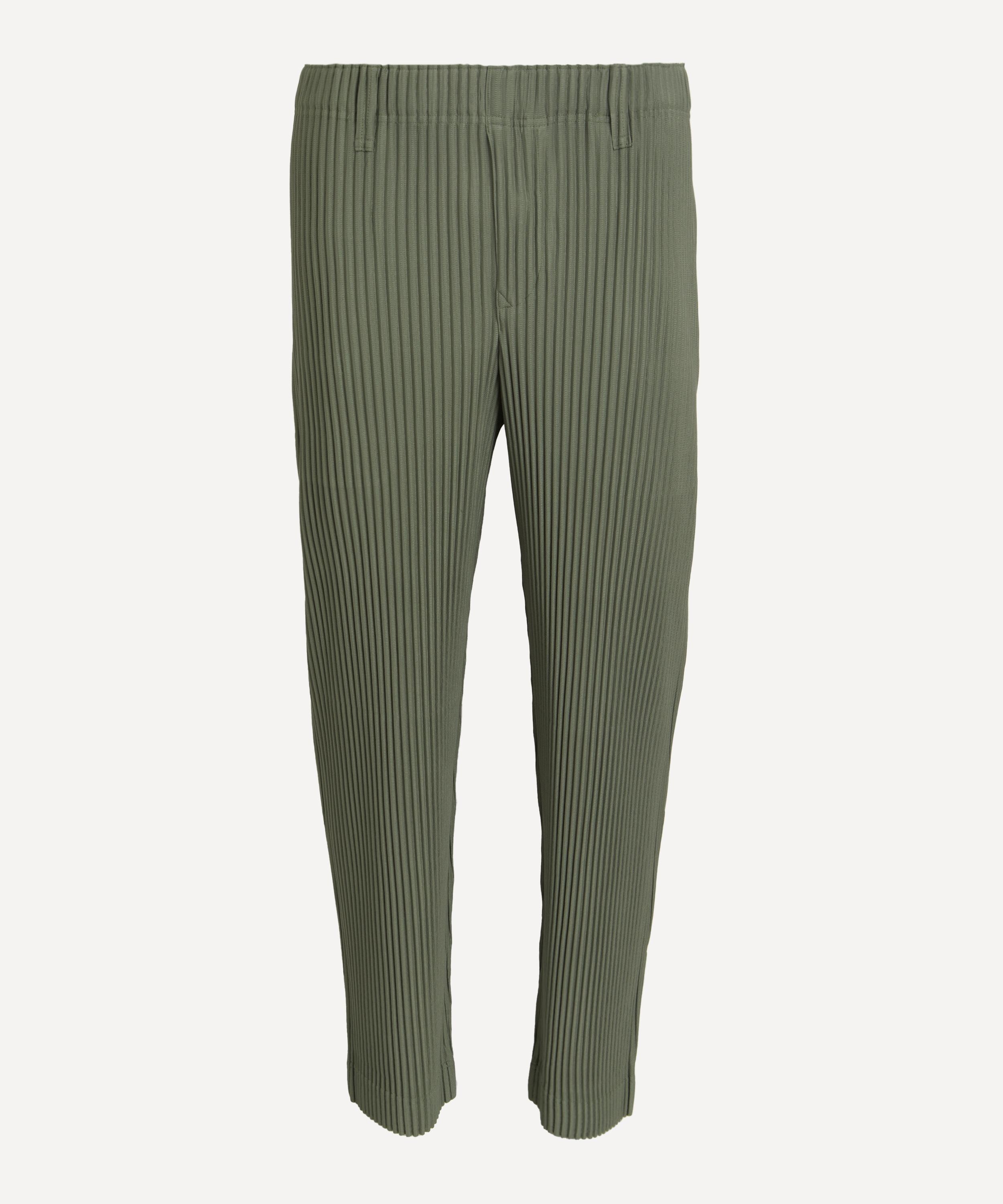 Core Pleated Straight Leg Trousers - 1