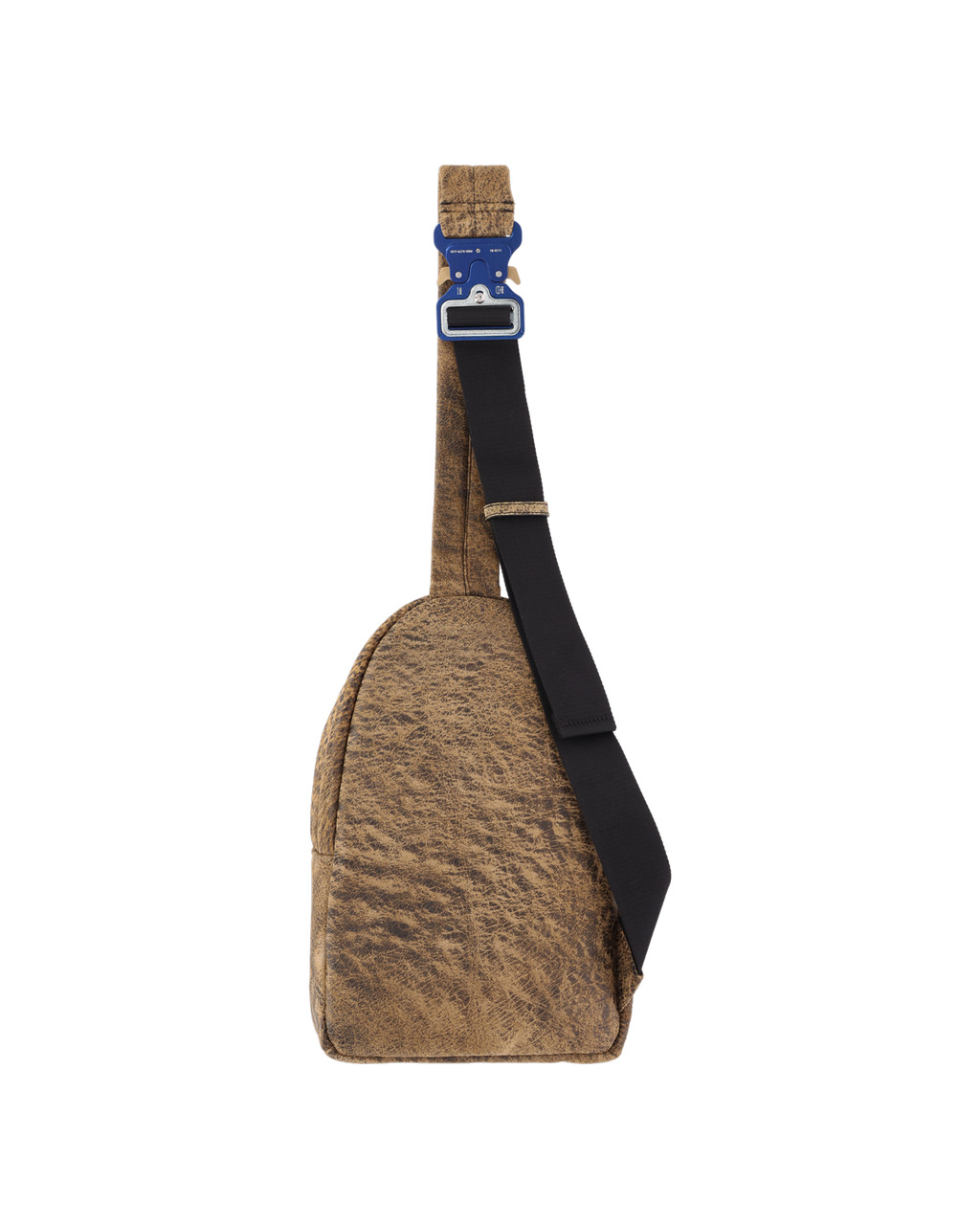 TREATED LEATHER CROSSBODY BACKPACK - 2
