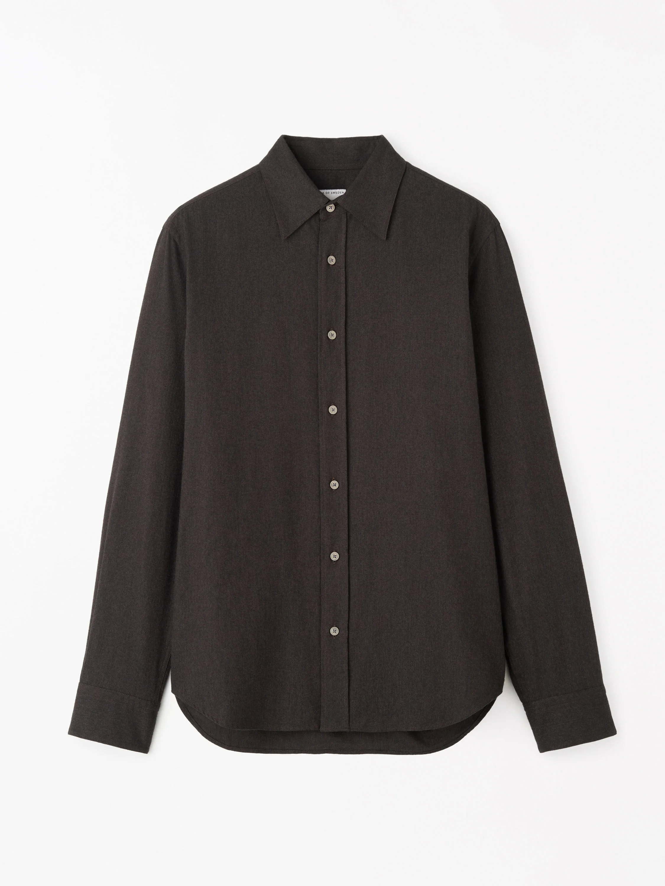 Bjorn Brushed Herringbone Shirt - 1