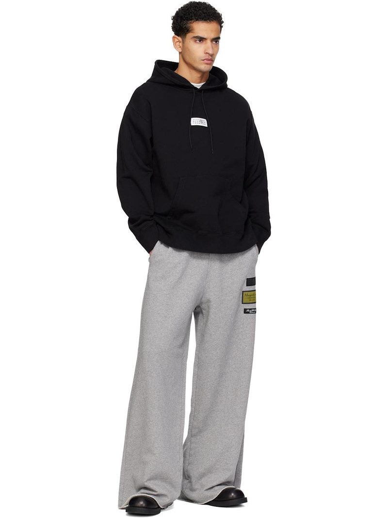 MM6 Maison Margiela Gray Label Patch Sweatpants outlook