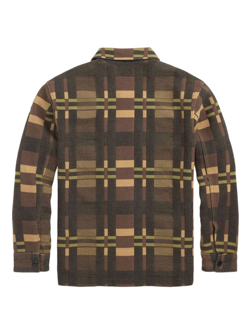 RRL by Ralph Lauren plaid-patterned cotton shirt outlook